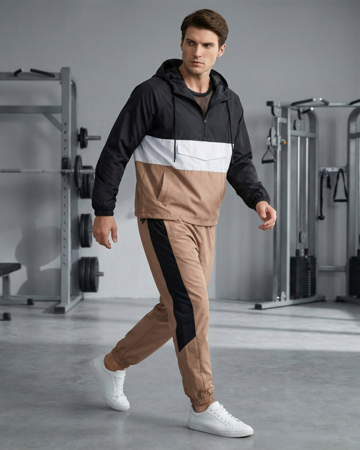 Men's Quarter-Zip Windbreaker Set – alternate view 14