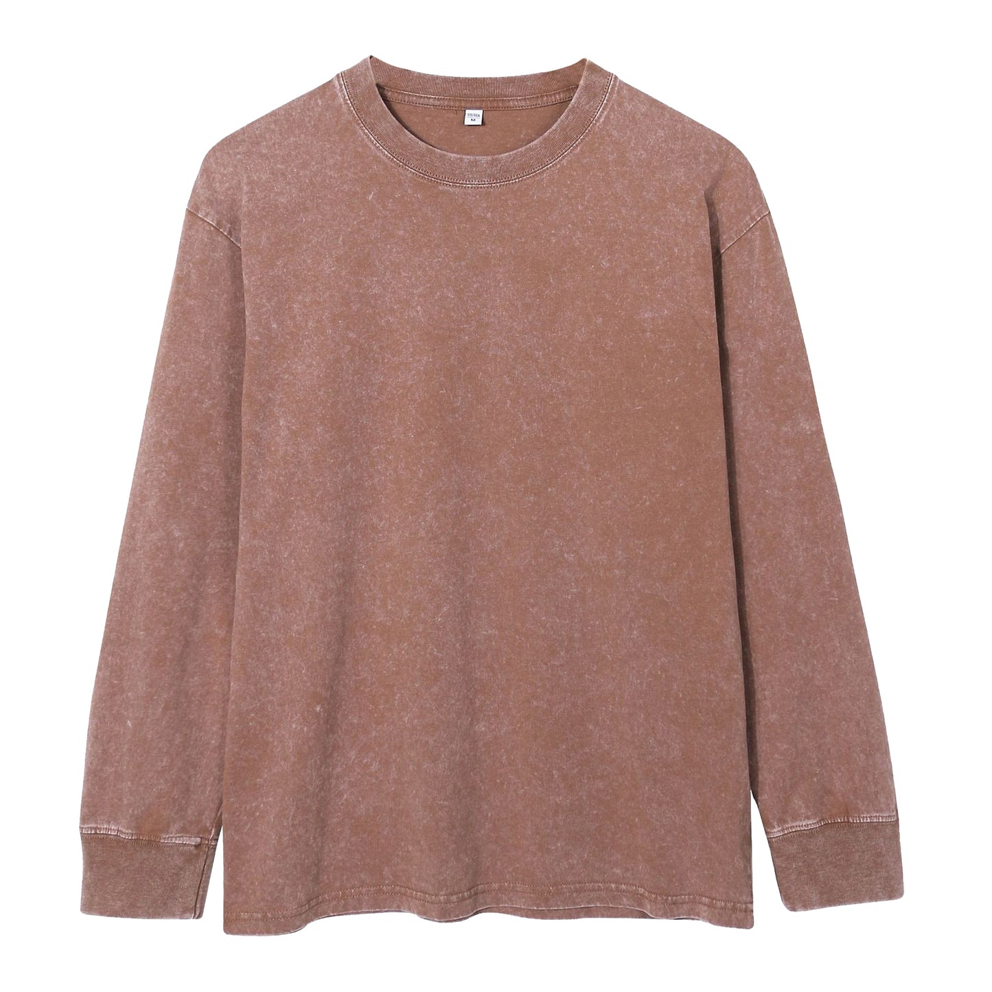 Men’s Long Sleeve Acid Wash T Shirt