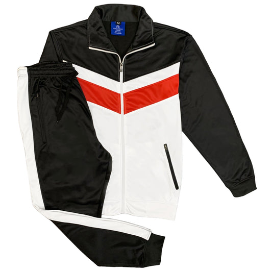 Men's Active Daily wear Tracksuit Jogger Track Jacket & Track Pants Jogging Suit