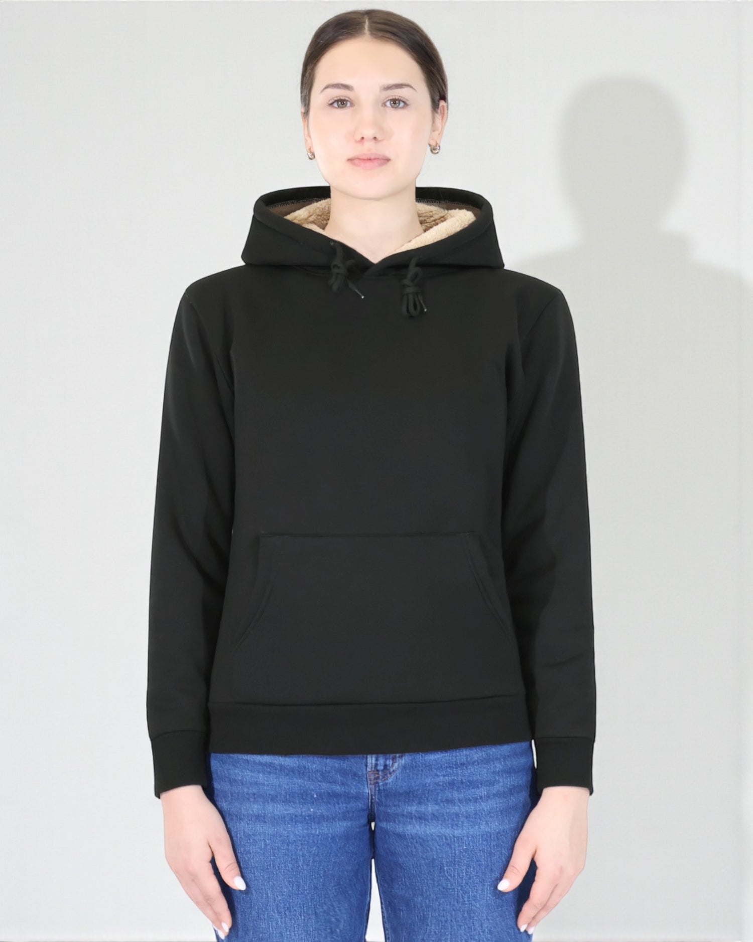 Women’s Sherpa-Lined Pullover Hoodie