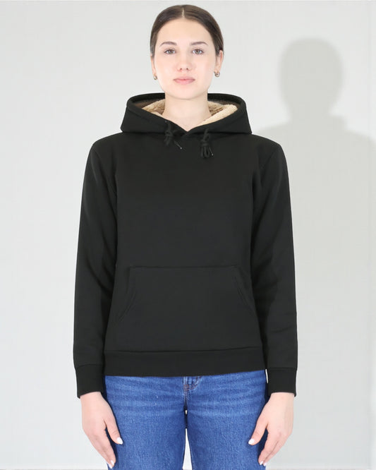 Women’s Sherpa-Lined Pullover Hoodie