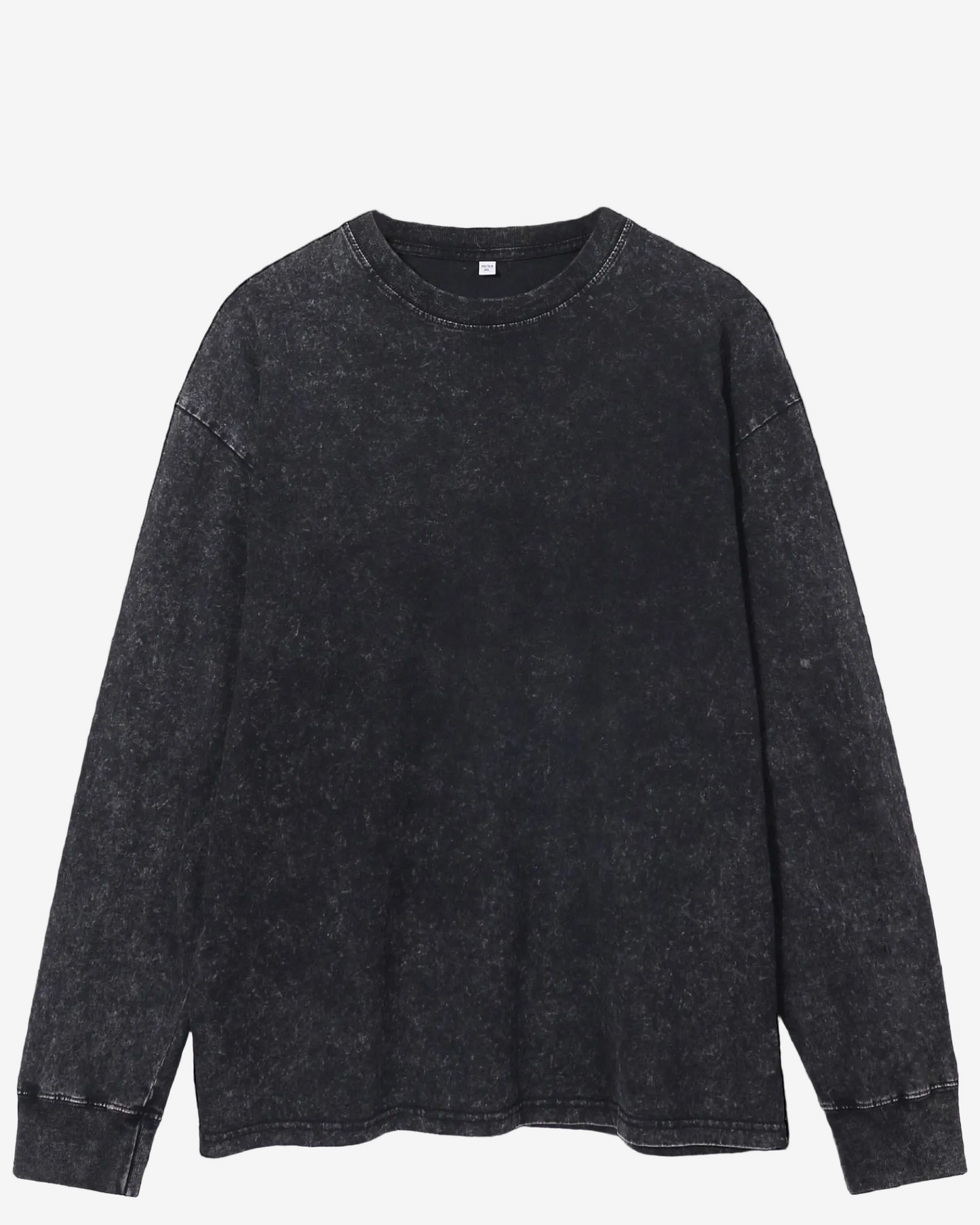 Men’s Long Sleeve Acid Wash T Shirt