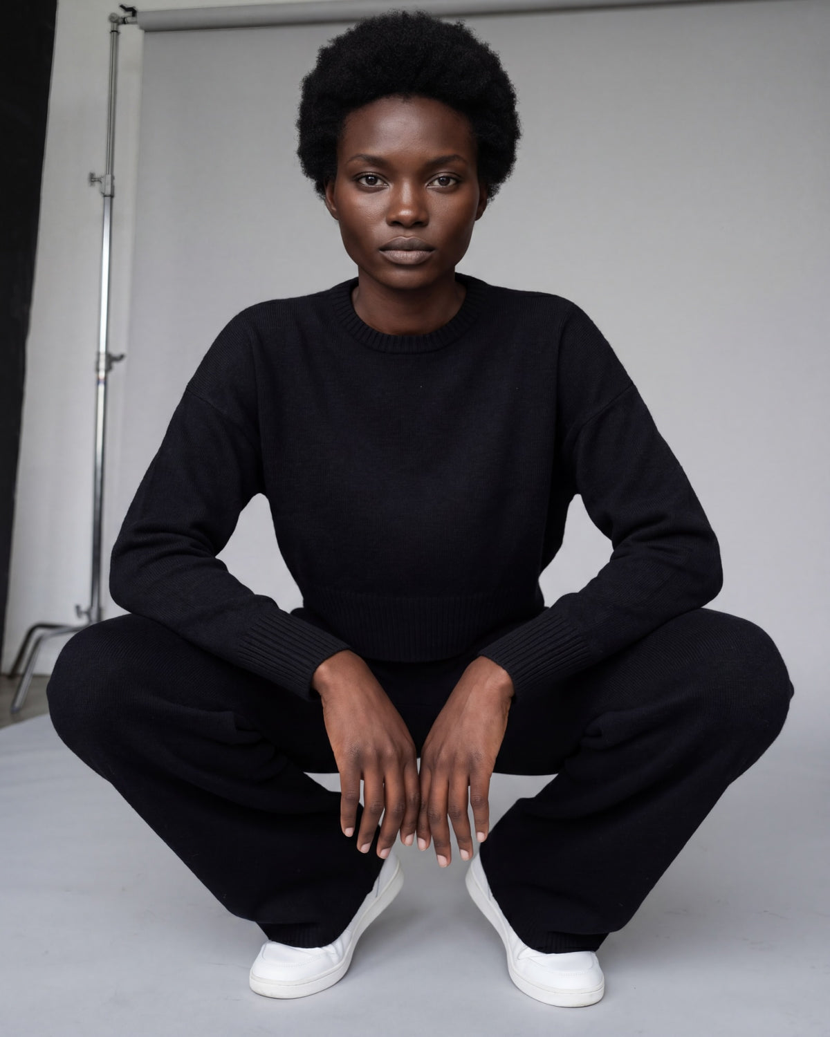 The Soft Comfy Crop Shirt Knit Set – alternate view 11