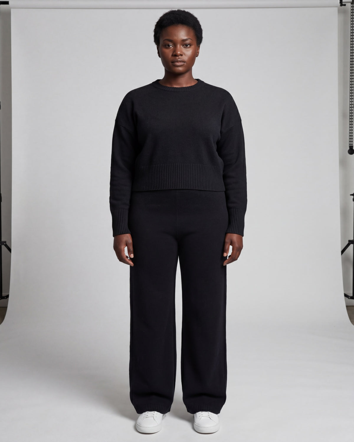 The Soft Comfy Crop Shirt Knit Set – alternate view 12