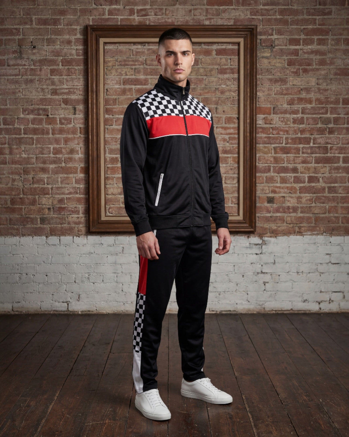 Men's Traditional Checker Track Set – alternate view 2