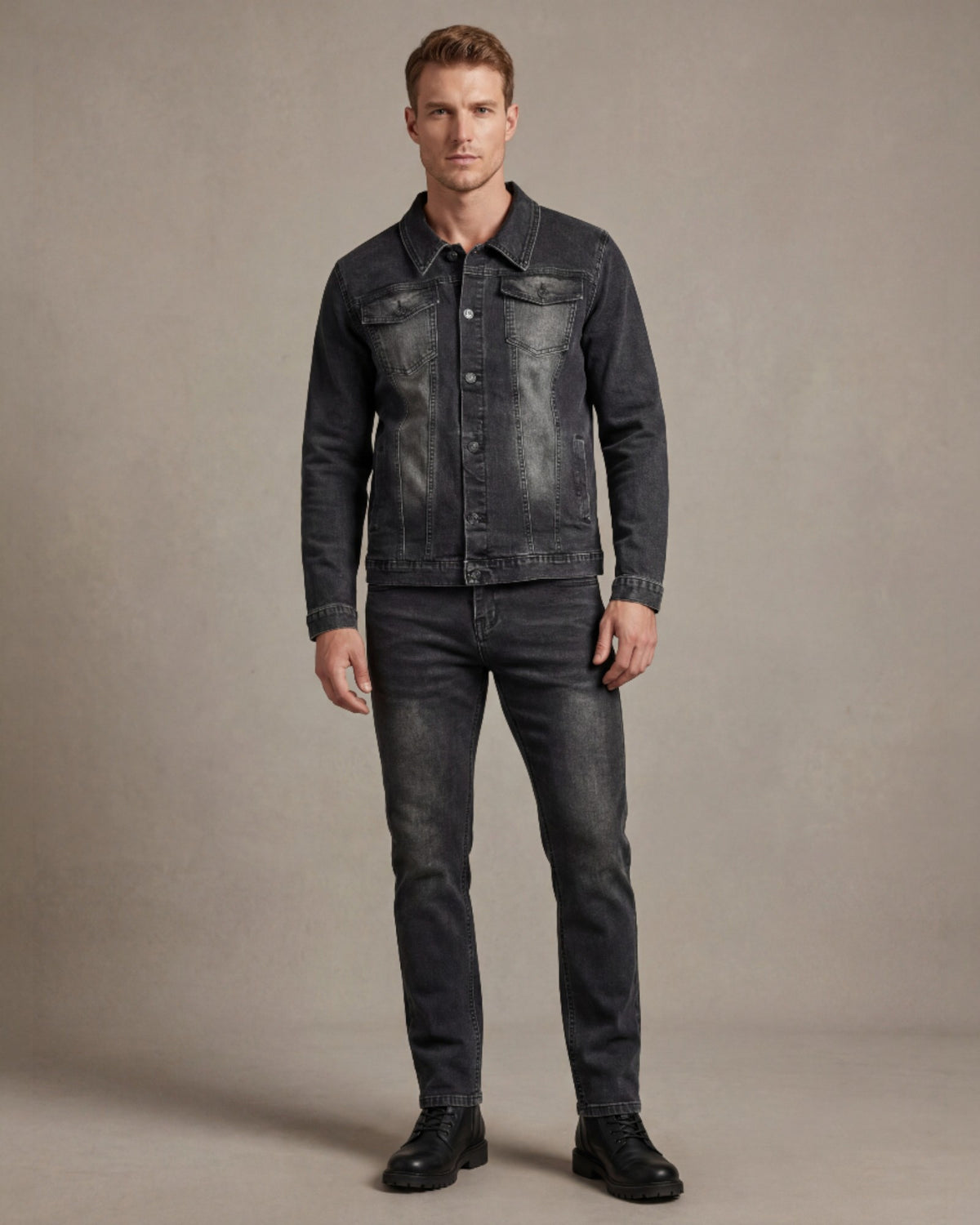 Men’s Light Flex Tuxedo Jean Suit – alternate view 2