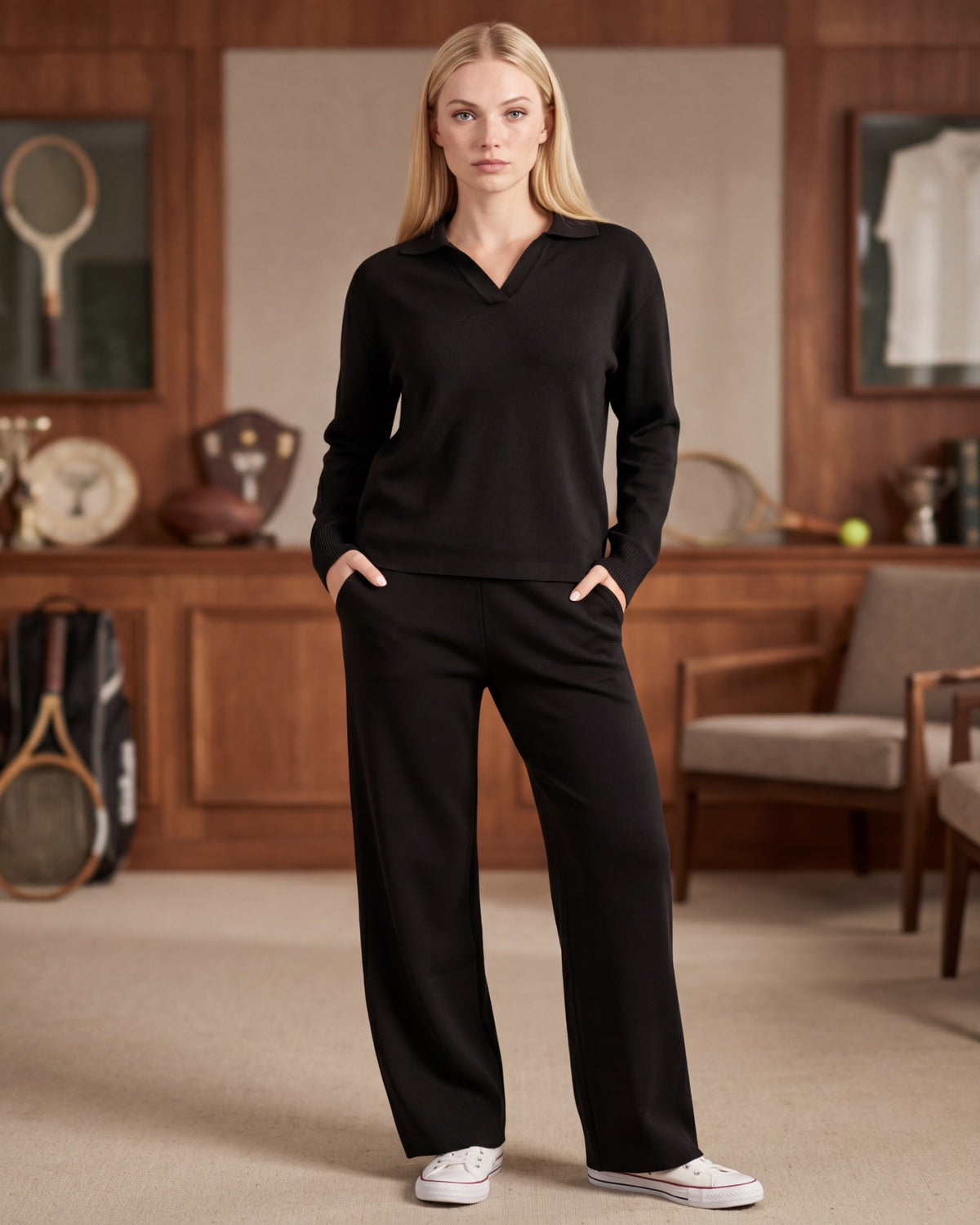 Women’s Premium Knit Soft Relax Fit Set – alternate view 7