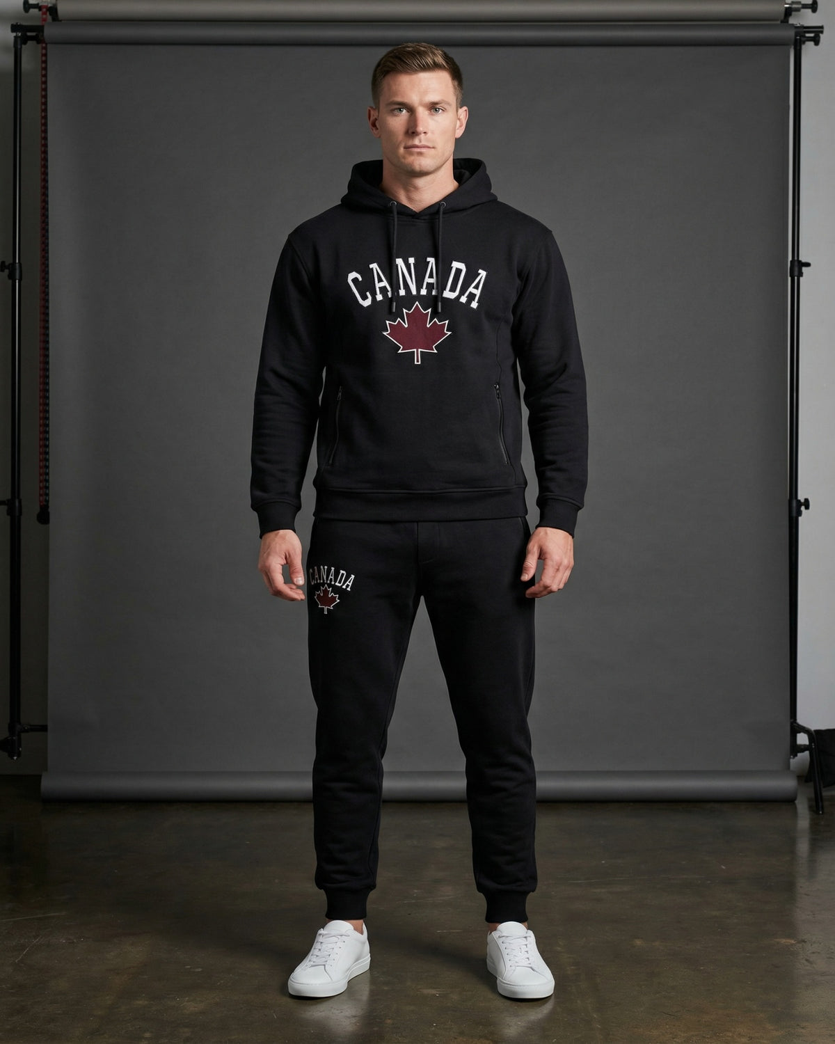 Men's Classic Pullover Canada Print Sweatsuit – alternate view 27