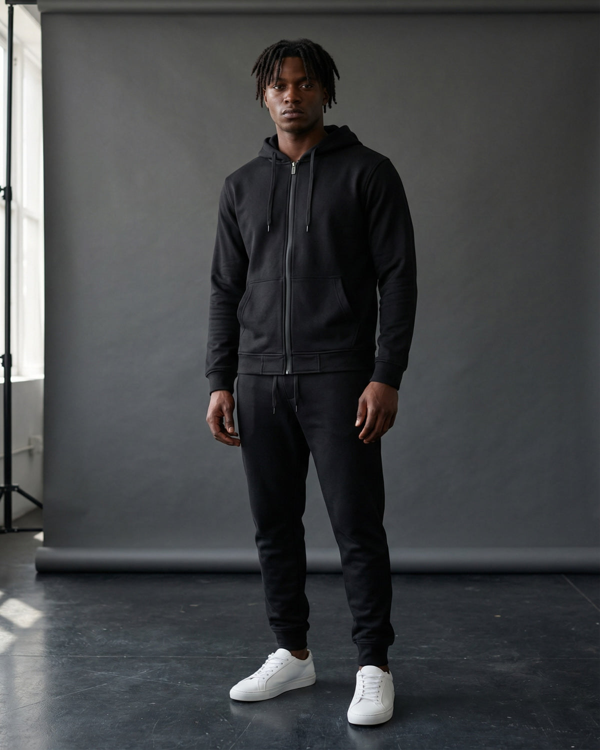 Men's Warm Cargo Pants Fleece Sweatsuit – alternate view 6