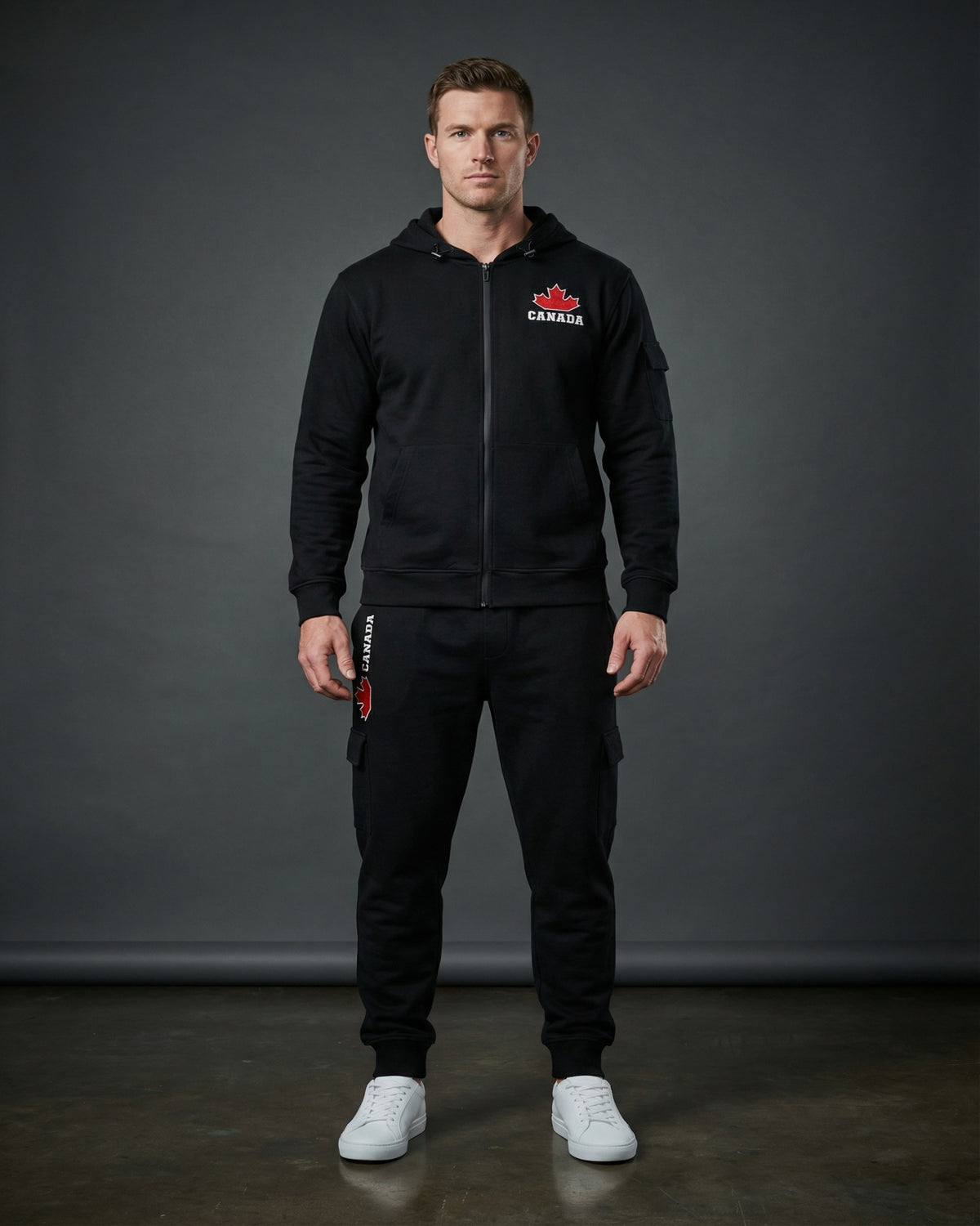 Men's Friendly Neighbor Hoodie & Jogger Set – alternate view 2