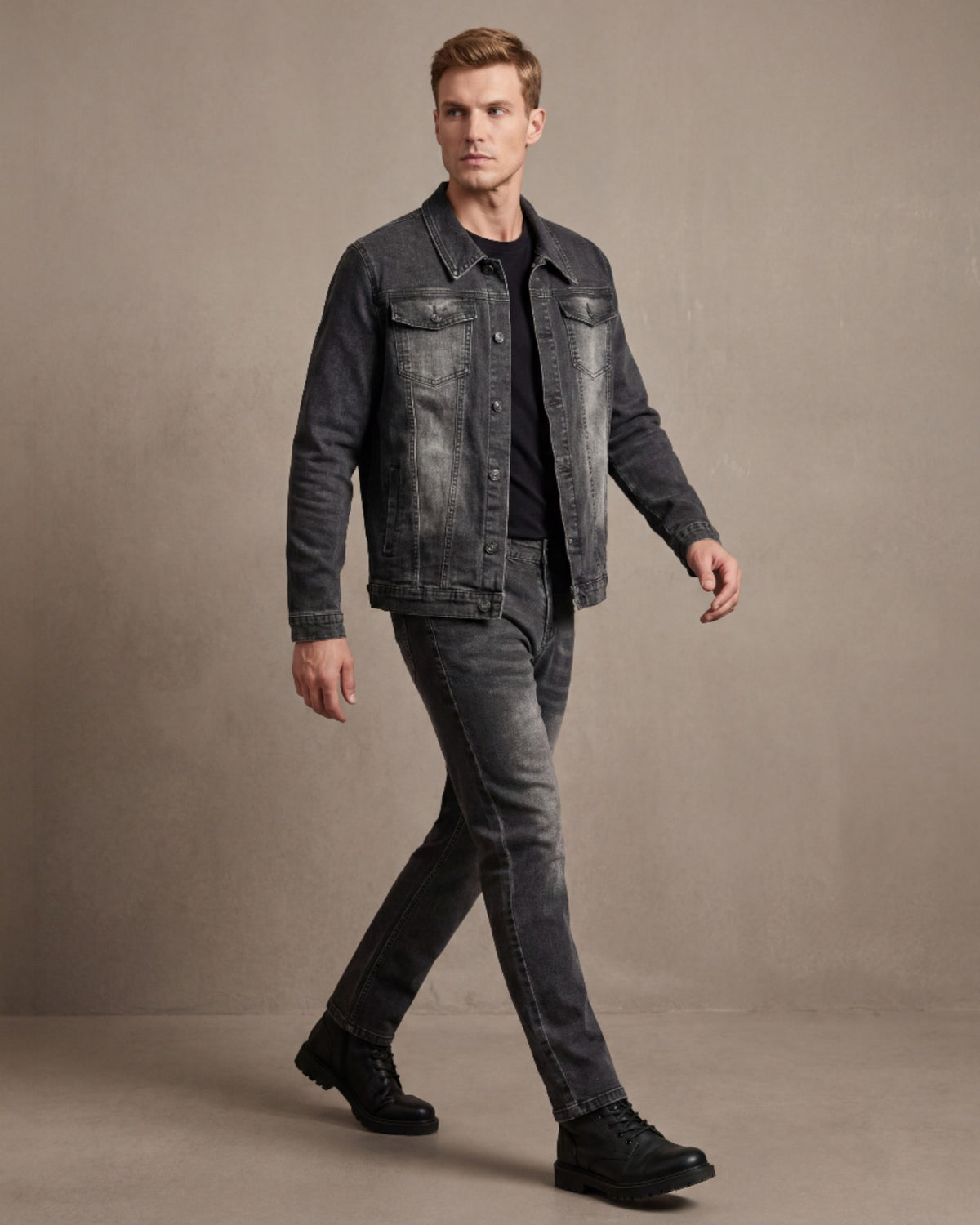 Men’s Light Flex Tuxedo Jean Suit – alternate view 3