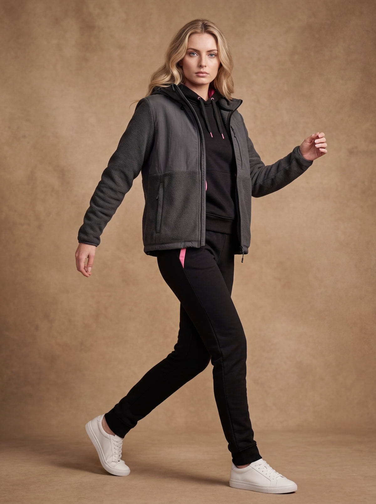 Women's Polar Fleece Hoodie – alternate view 2