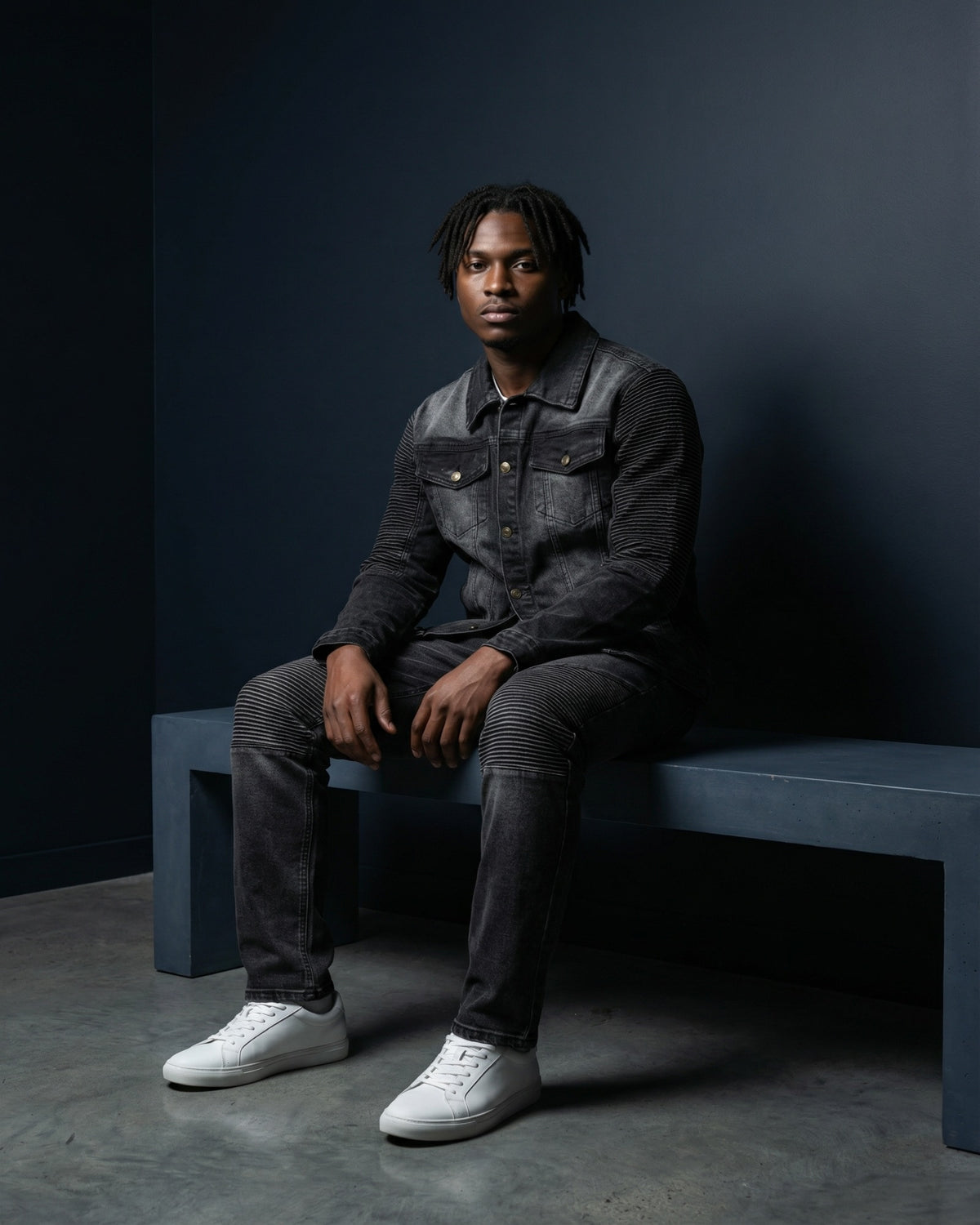 Men's Modern Moto Denim Set – Premium 14OZ Denim – alternate view 18