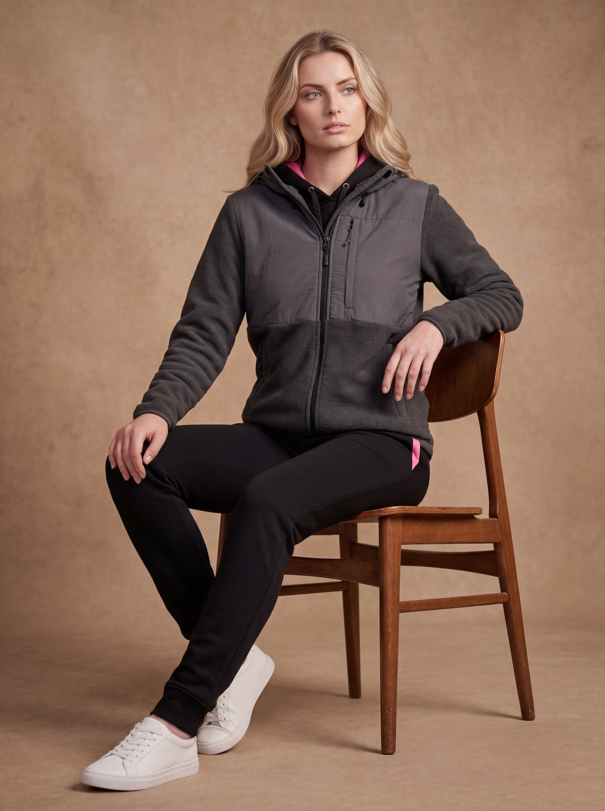 Women's Polar Fleece Hoodie – alternate view 3