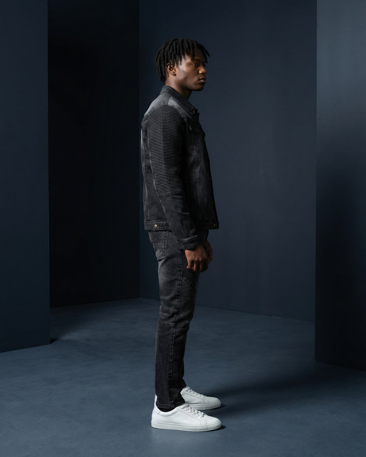 Men's Modern Moto Denim Set – Premium 14OZ Denim – alternate view 19