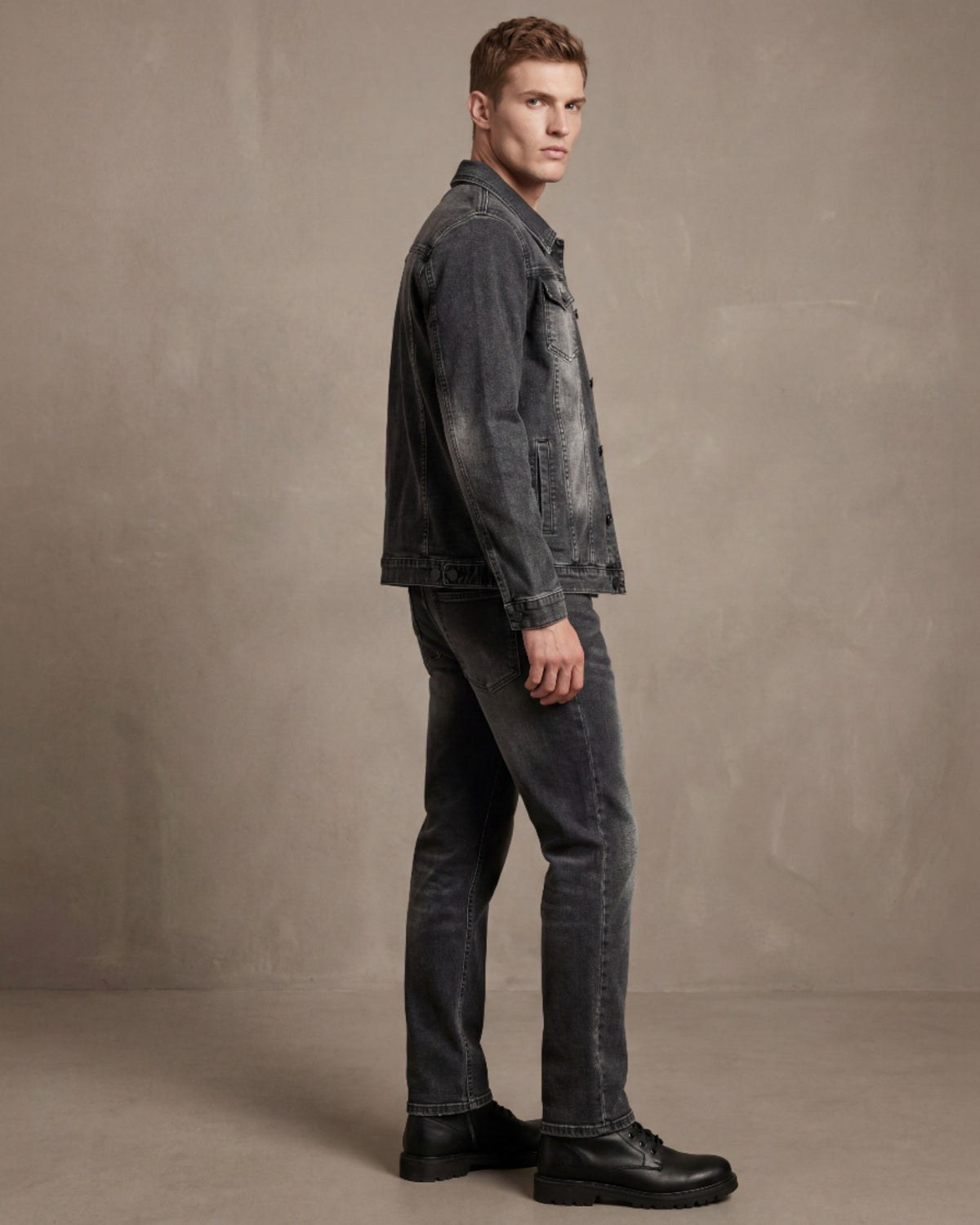 Men’s Light Flex Tuxedo Jean Suit – alternate view 4