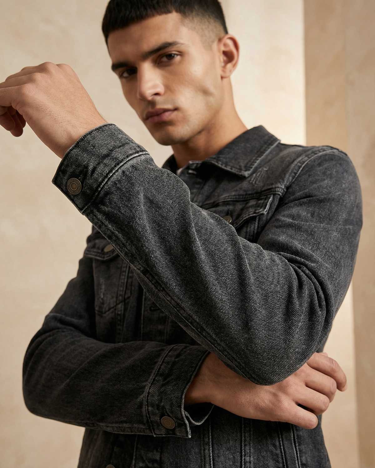 Men’s Premium Vintage wash Jean Suit – alternate view 11