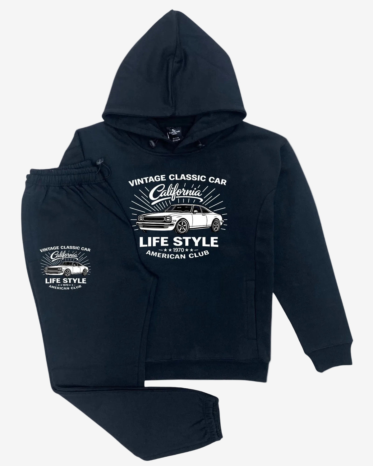 Men's Vintage Sports Car Sweatsuit – alternate view 5