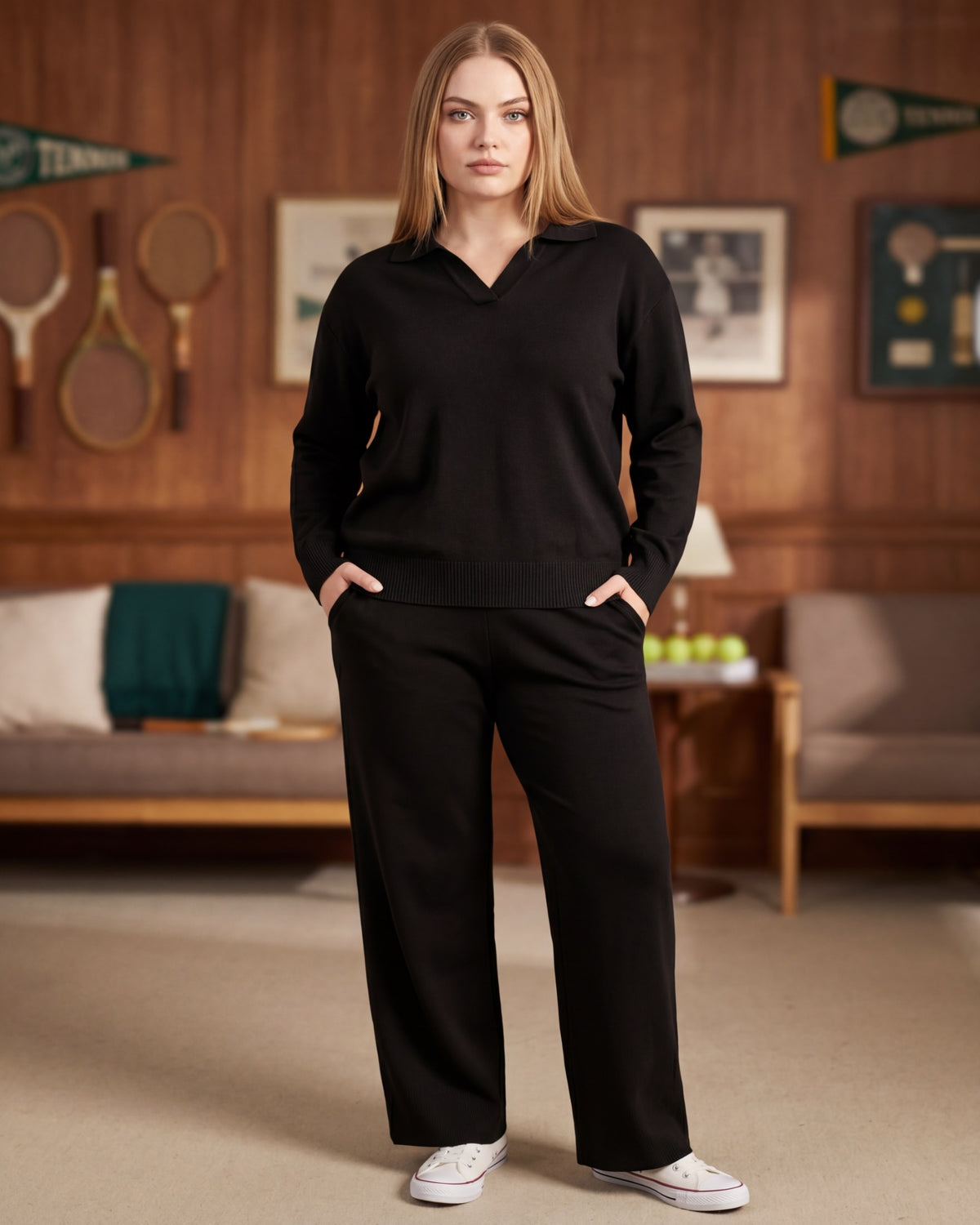 Women’s Premium Knit Soft Relax Fit Set – alternate view 11