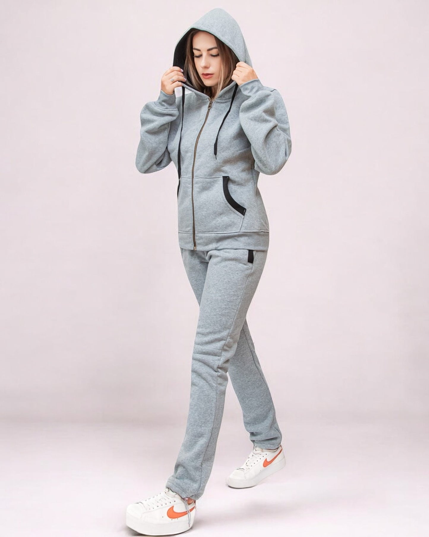 Women’s Blossoms Loungewear Jogging suit Sweat Jacket Sweatpants outfit