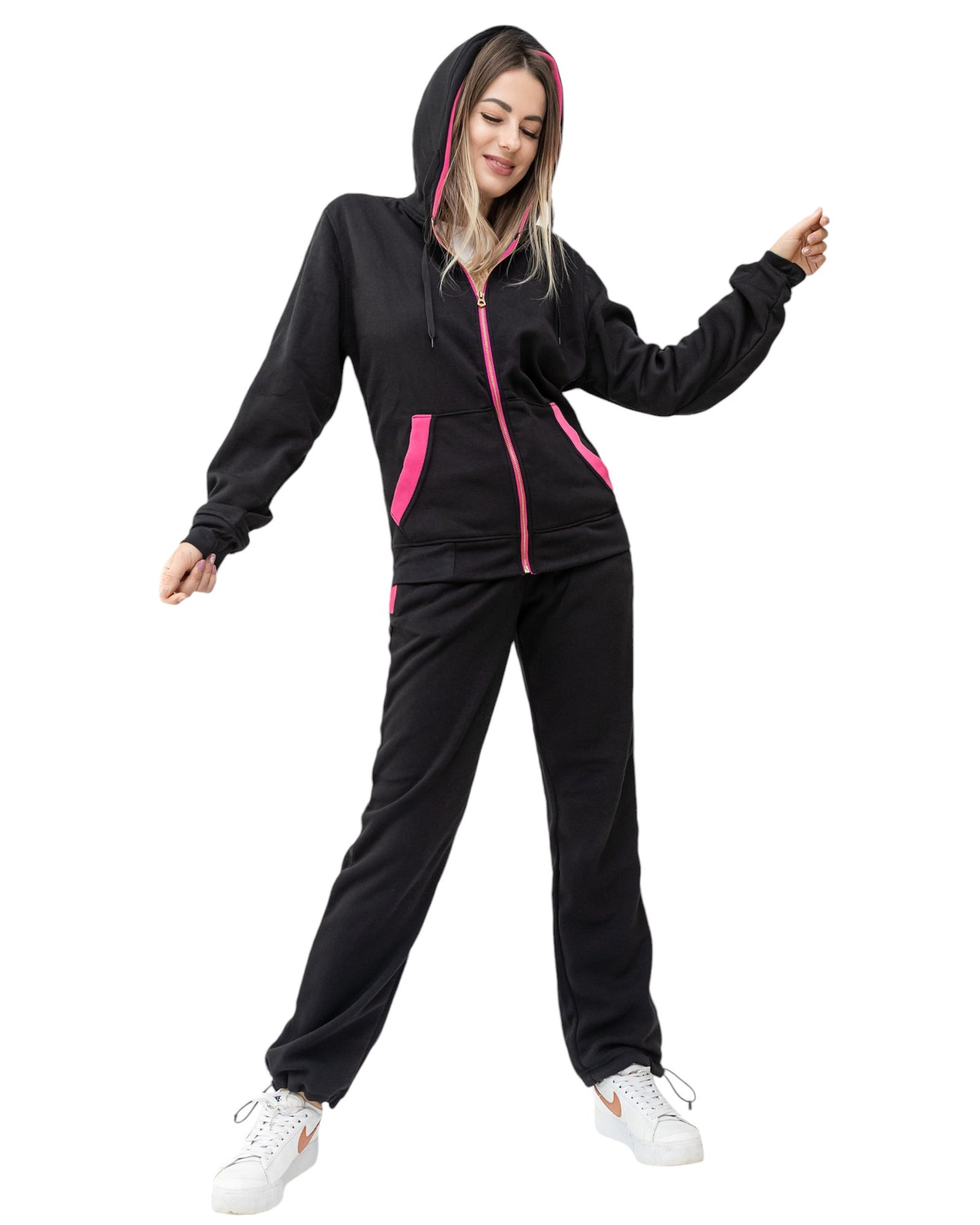 Women’s Blossoms Loungewear Jogging suit Sweat Jacket Sweatpants outfit