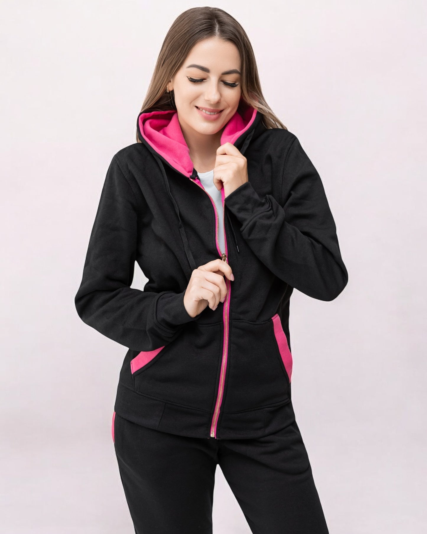 Women’s Blossoms Loungewear Jogging suit Sweat Jacket Sweatpants outfit