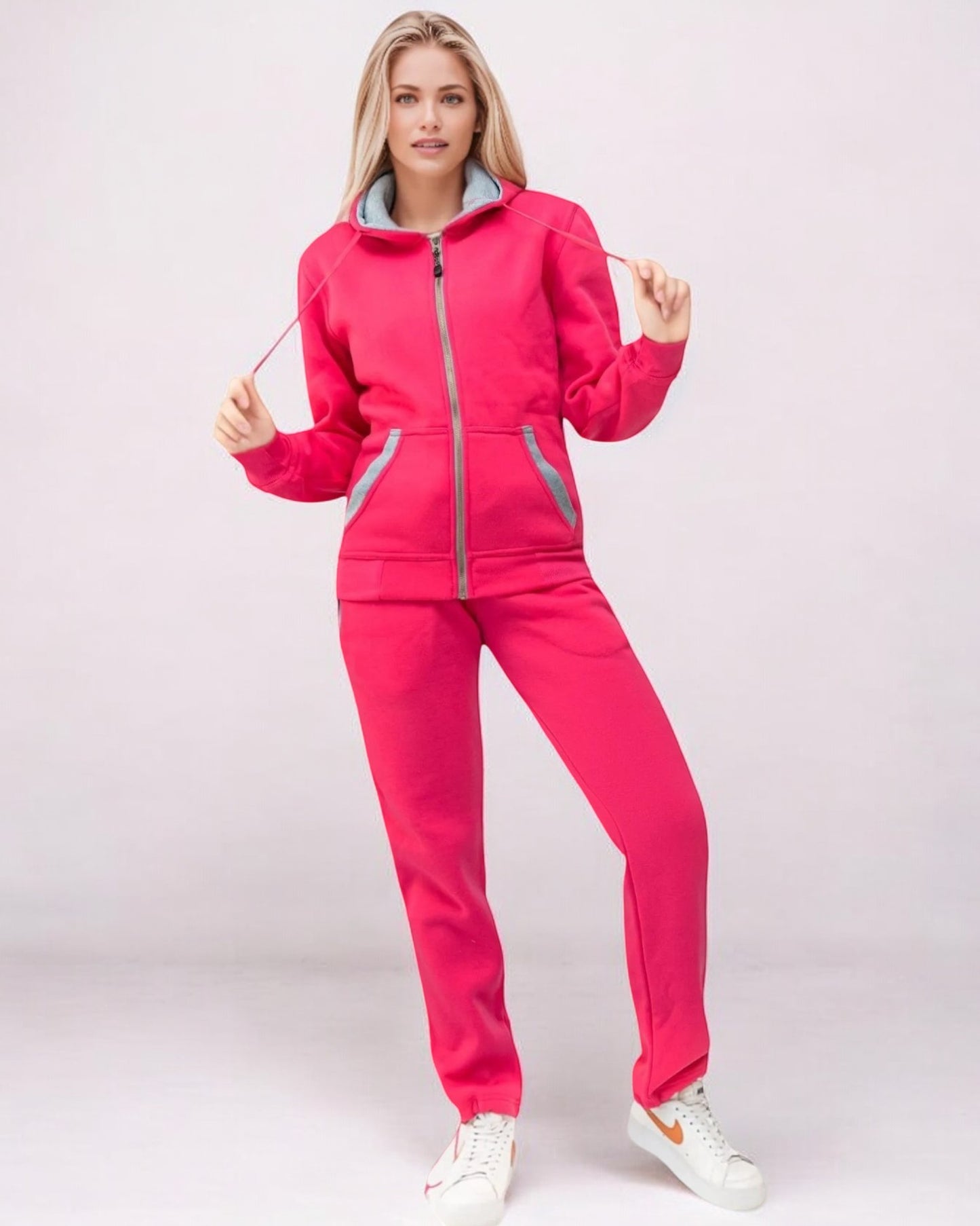 Women’s Blossoms Loungewear Jogging suit Sweat Jacket Sweatpants outfit