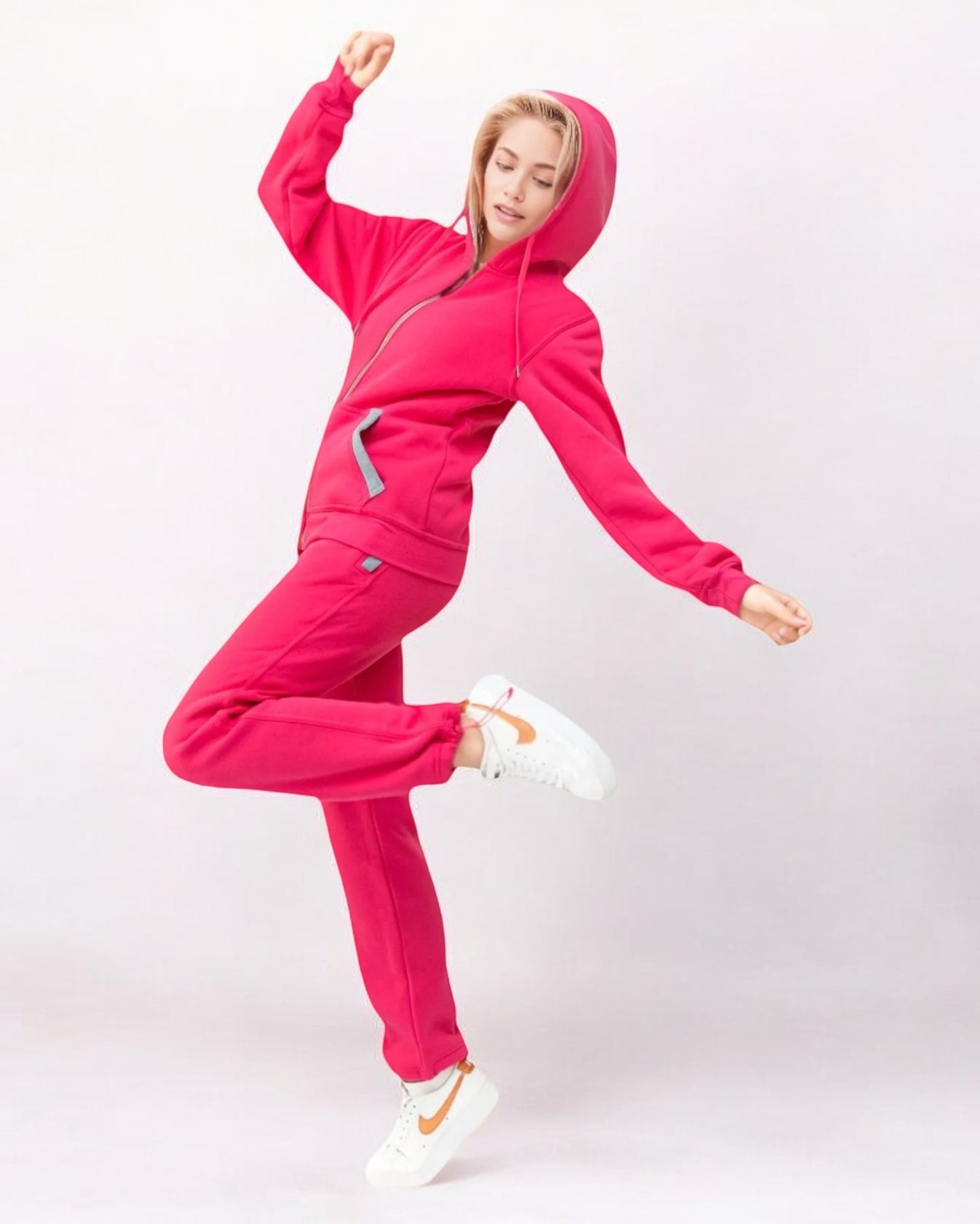 Women’s Blossoms Loungewear Jogging suit Sweat Jacket Sweatpants outfit