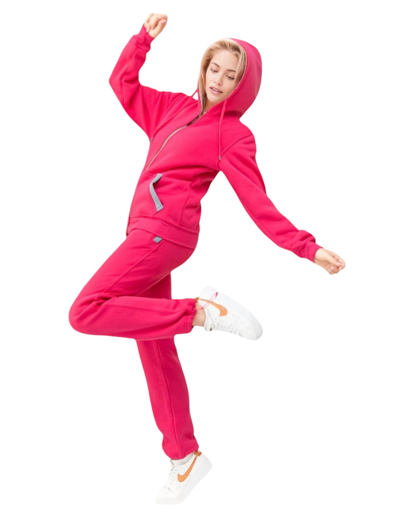 Women’s Blossoms Loungewear Jogging suit Sweat Jacket Sweatpants outfit