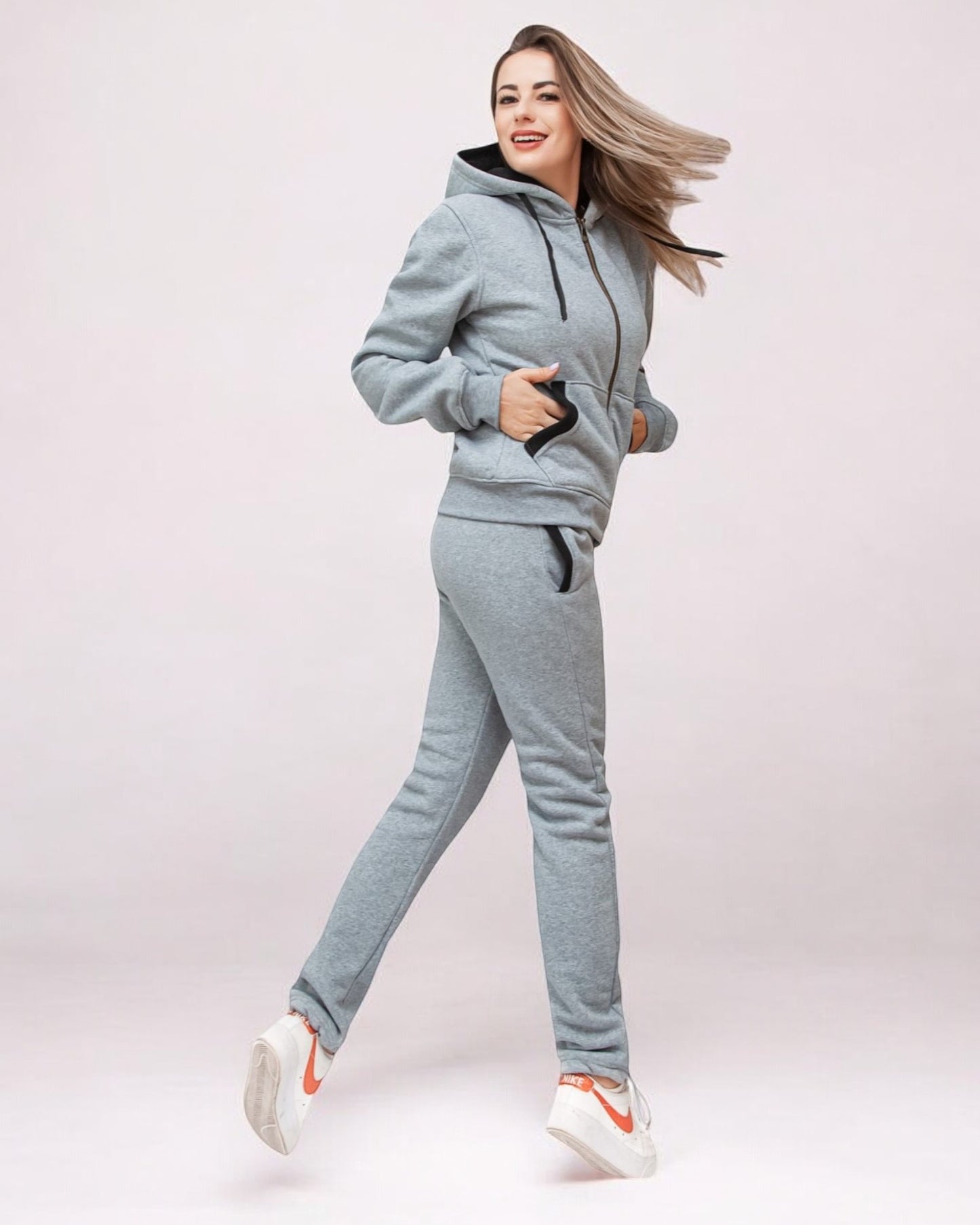 Women’s Blossoms Loungewear Jogging suit Sweat Jacket Sweatpants outfit