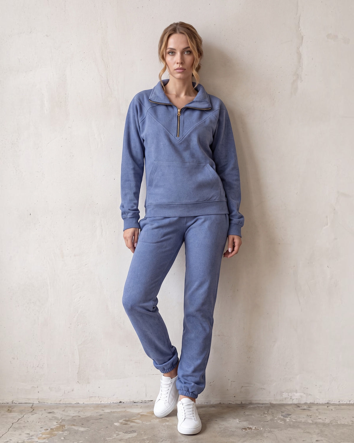 Women's Soft Stretch Quarter-Zip Set