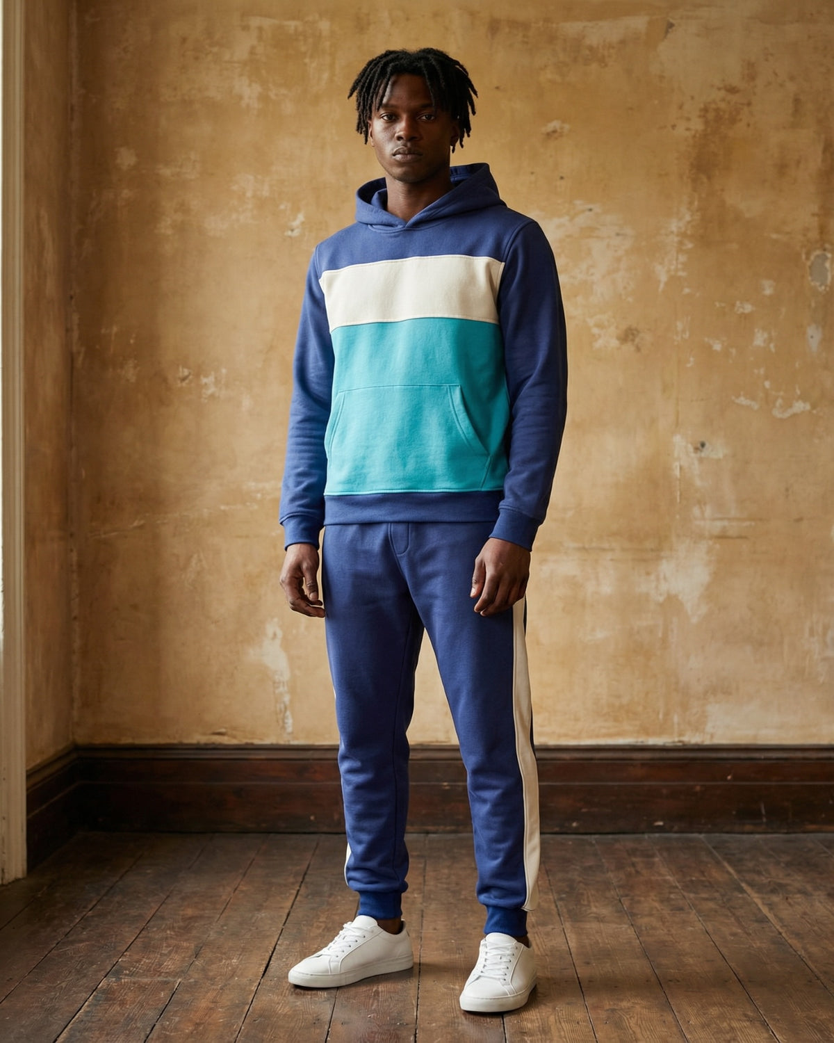 Men's Galaxy Pullover Hoodie Jogger Set – alternate view 2