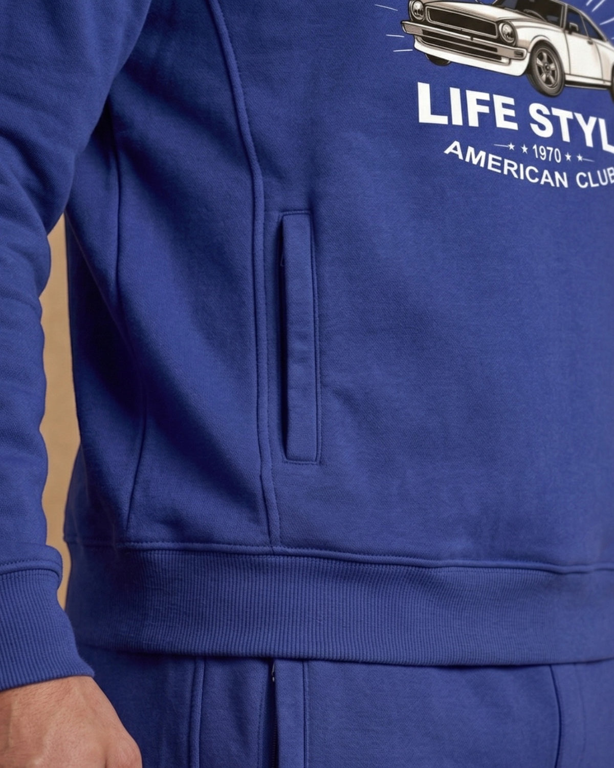Men's Vintage Sports Car Sweatsuit – alternate view 15