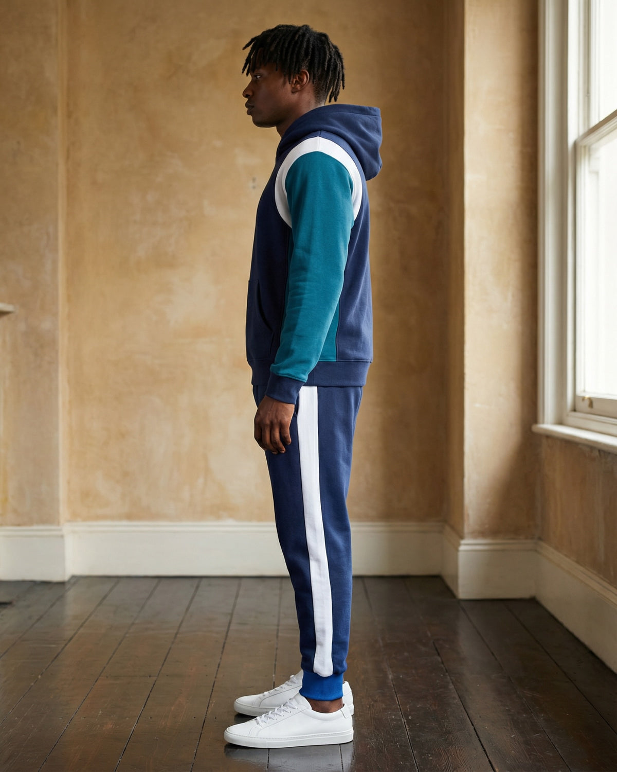 Men's Galaxy Pullover Hoodie Jogger Set – alternate view 4
