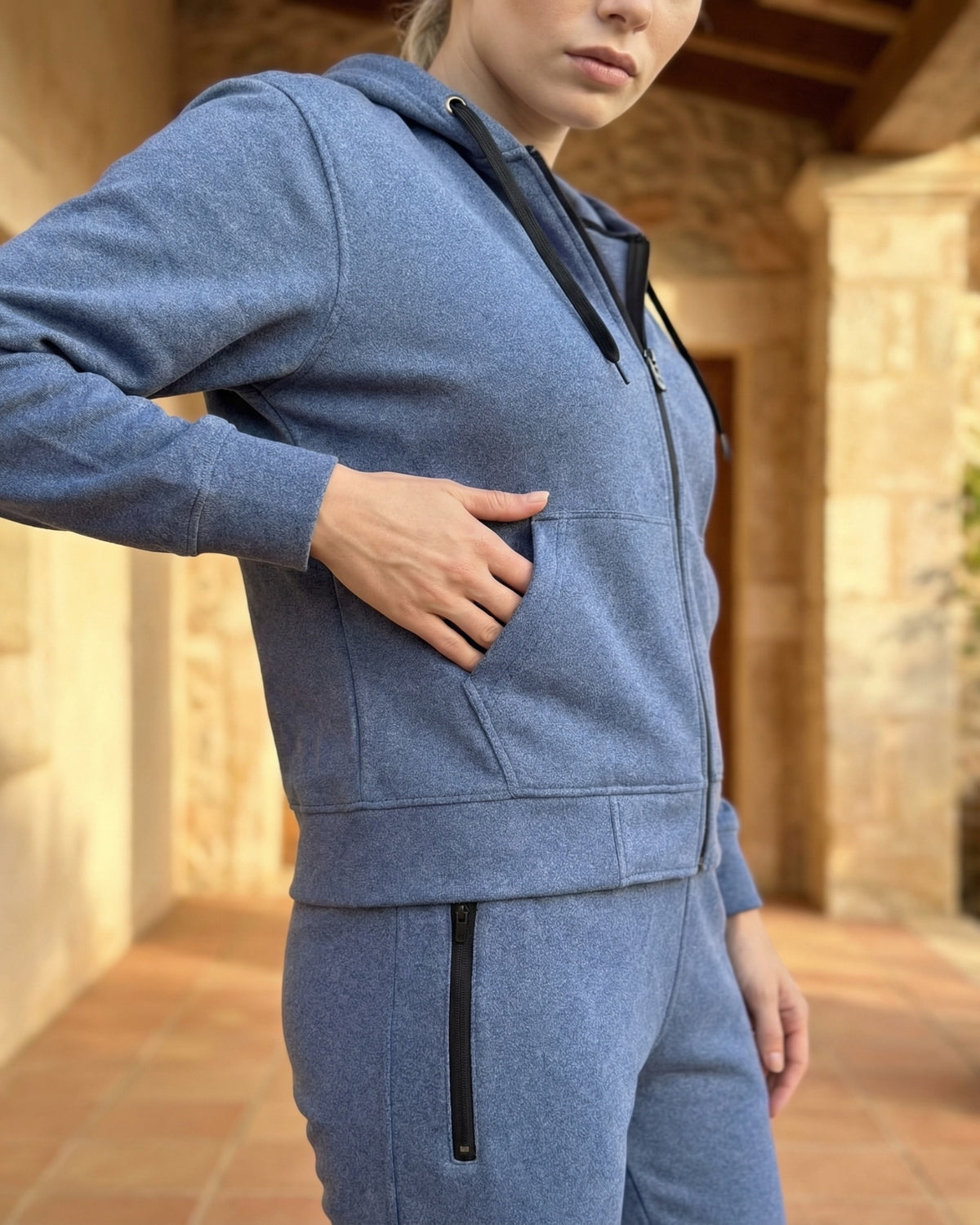 Women's Soft Stretch Comfy Fleece Suit – alternate view 19