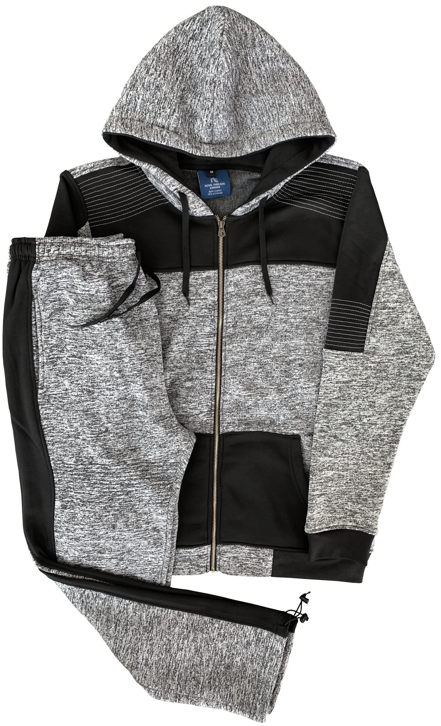 Men's Reef-Tech Fleece Sweatsuit biker stitch Set