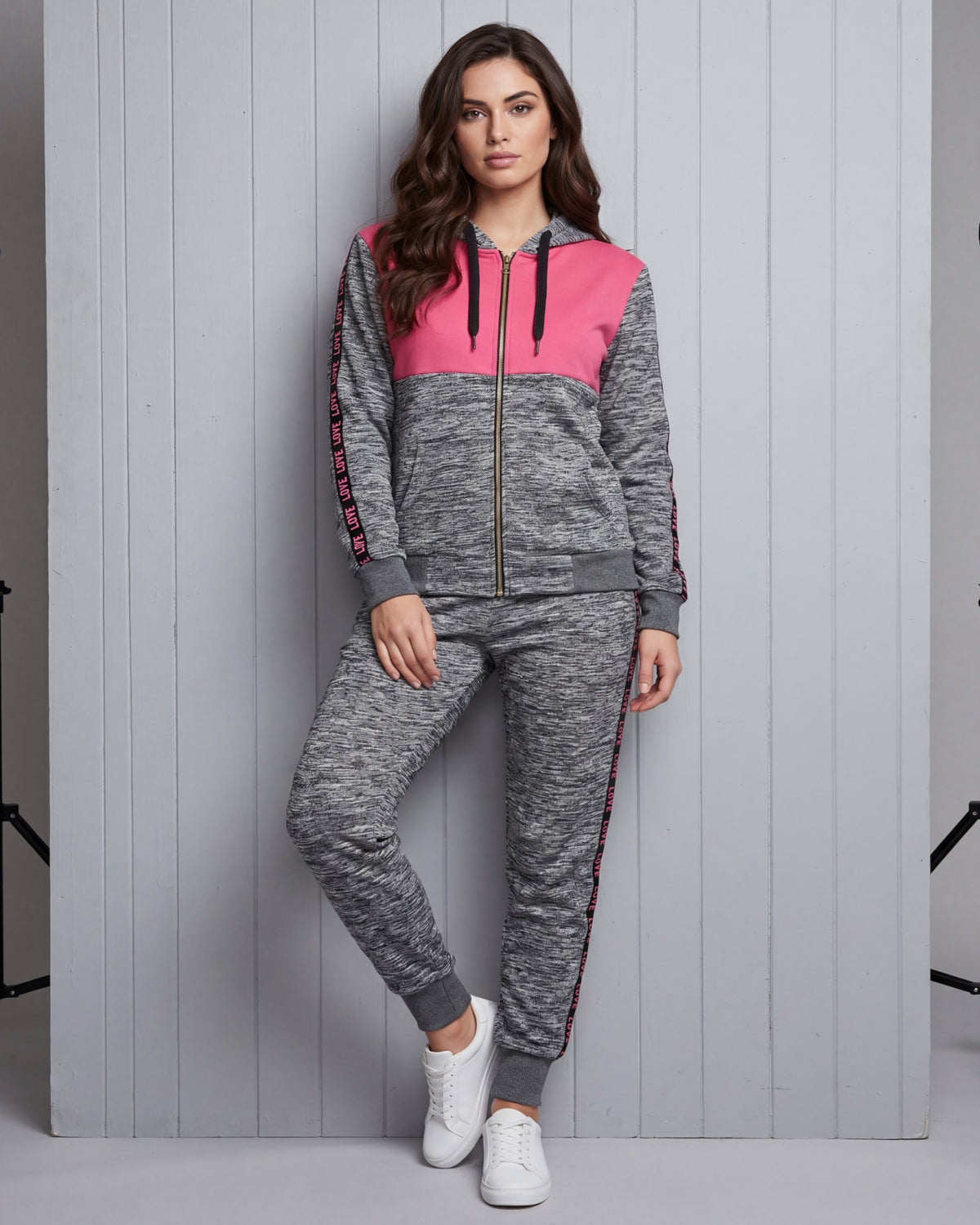 Women's Love Stripe Sweatsuit – alternate view 4