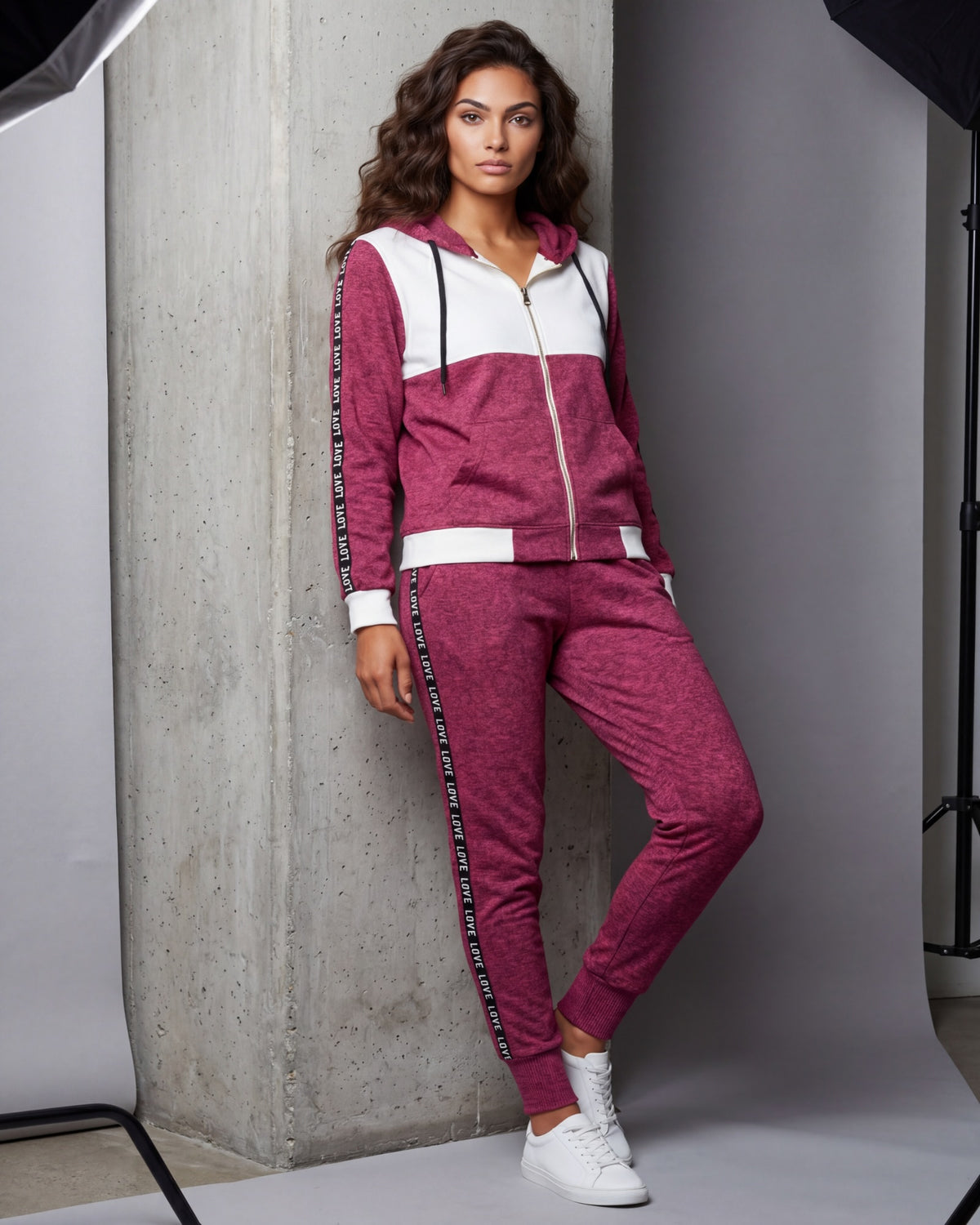 Women's Love Stripe Sweatsuit – alternate view 10