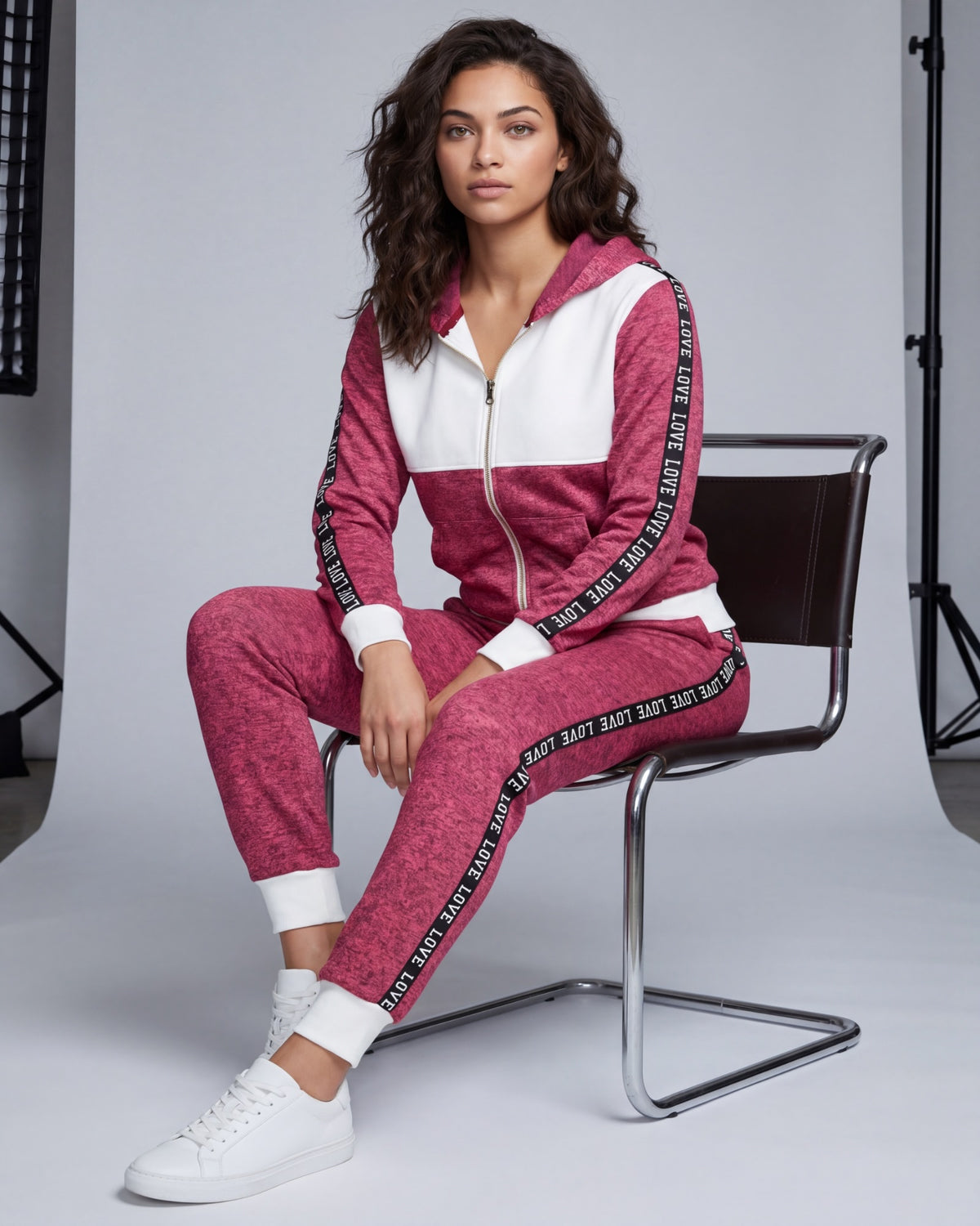 Women's Love Stripe Sweatsuit – alternate view 11