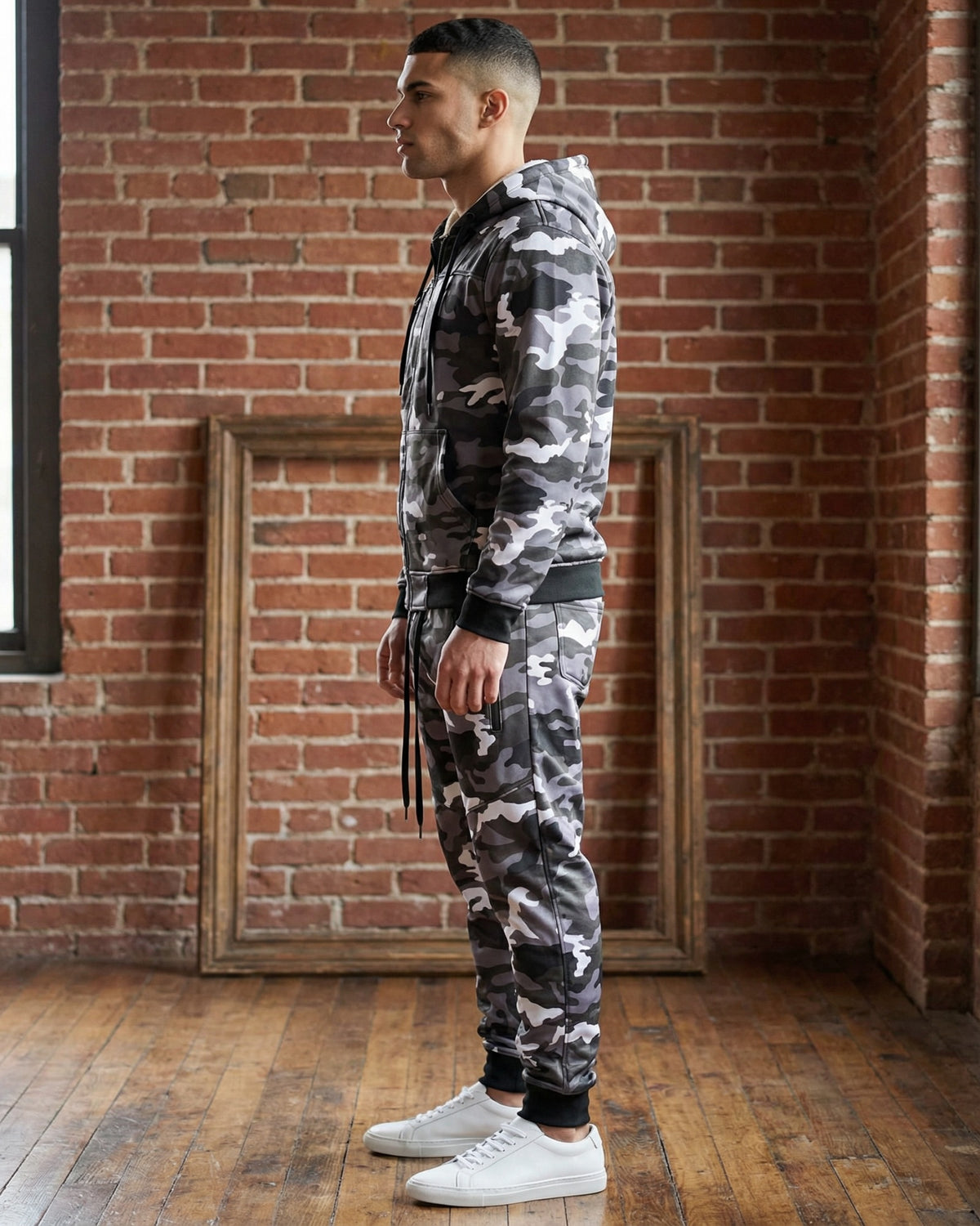 Men's Essential Camouflage Fleece Set – alternate view 4