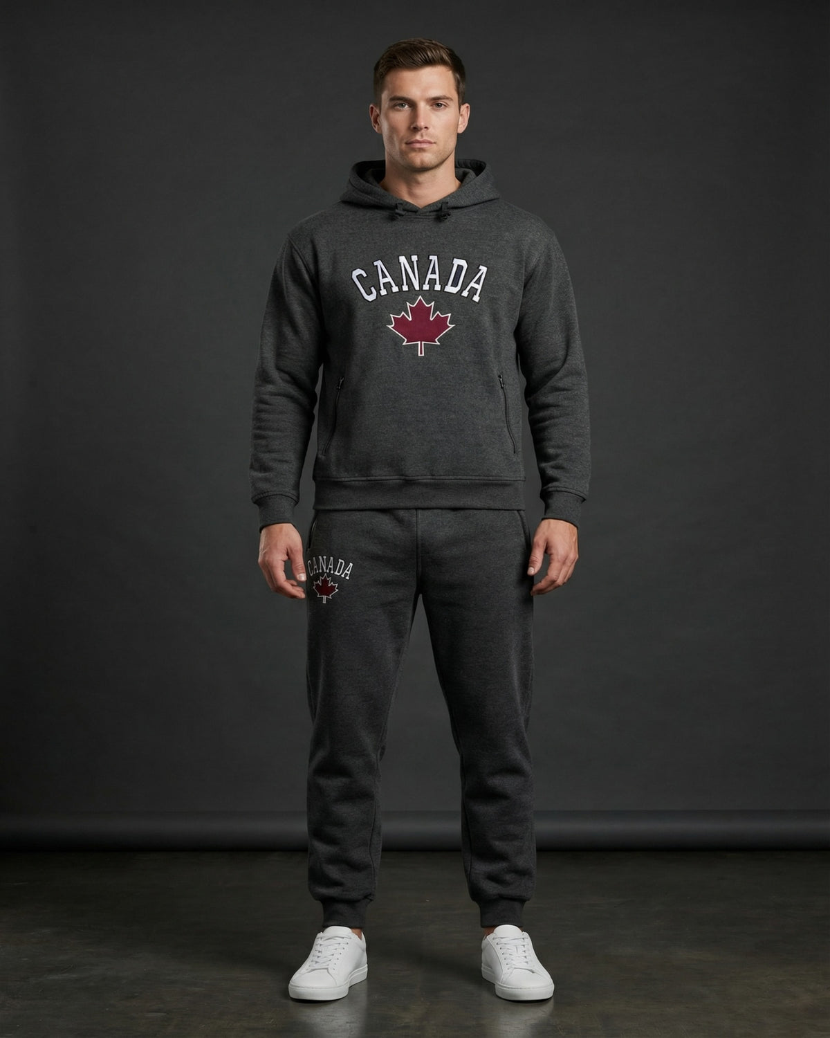 Men's Classic Pullover Canada Print Sweatsuit – alternate view 15