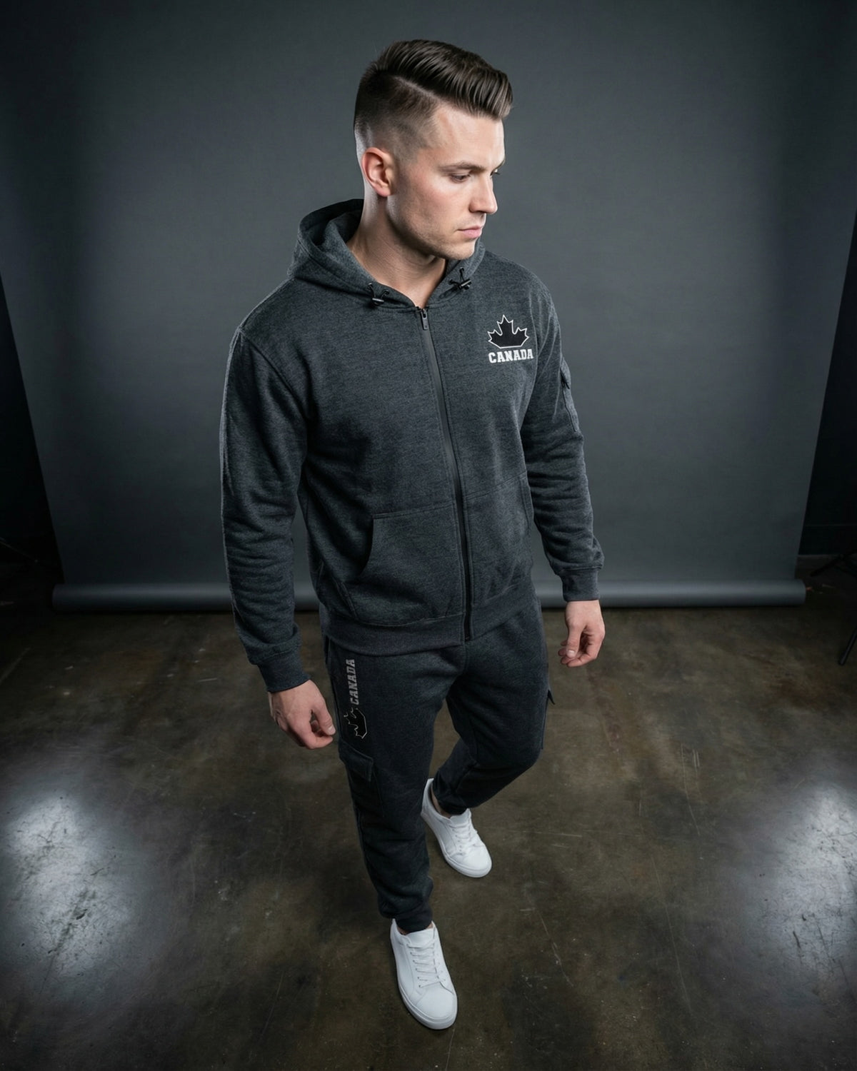 Men's Friendly Neighbor Hoodie & Jogger Set – alternate view 24