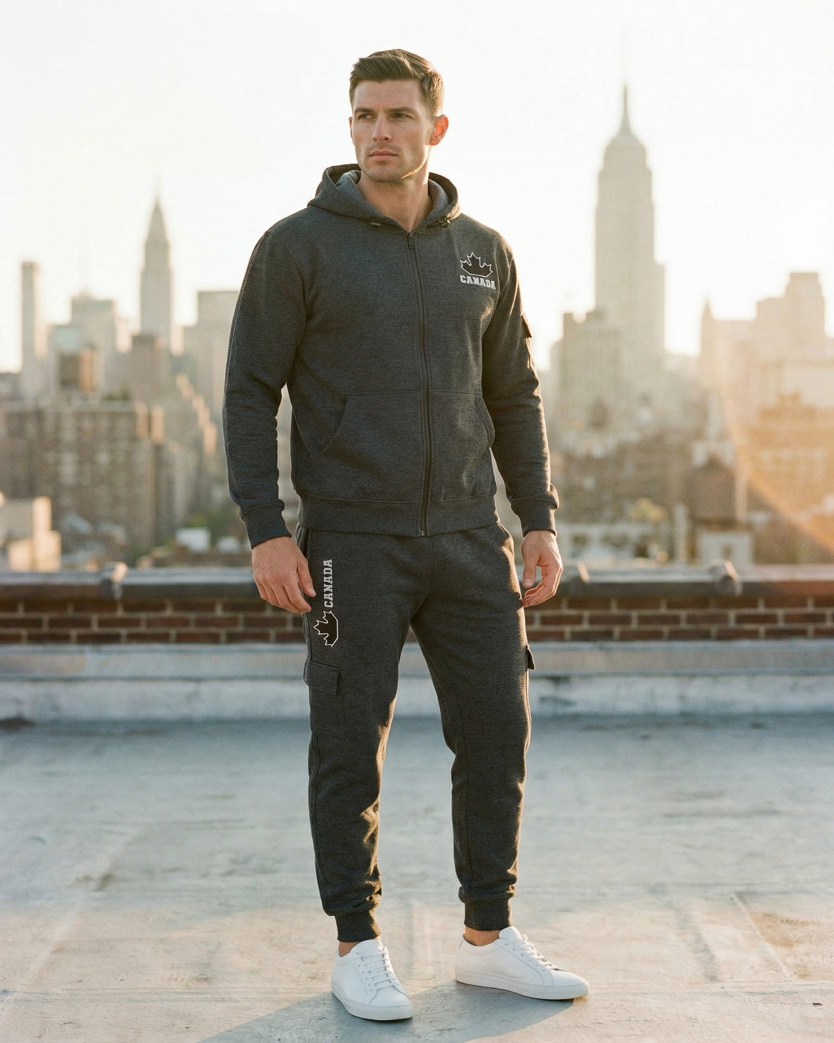 Men's Friendly Neighbor Hoodie & Jogger Set – alternate view 25