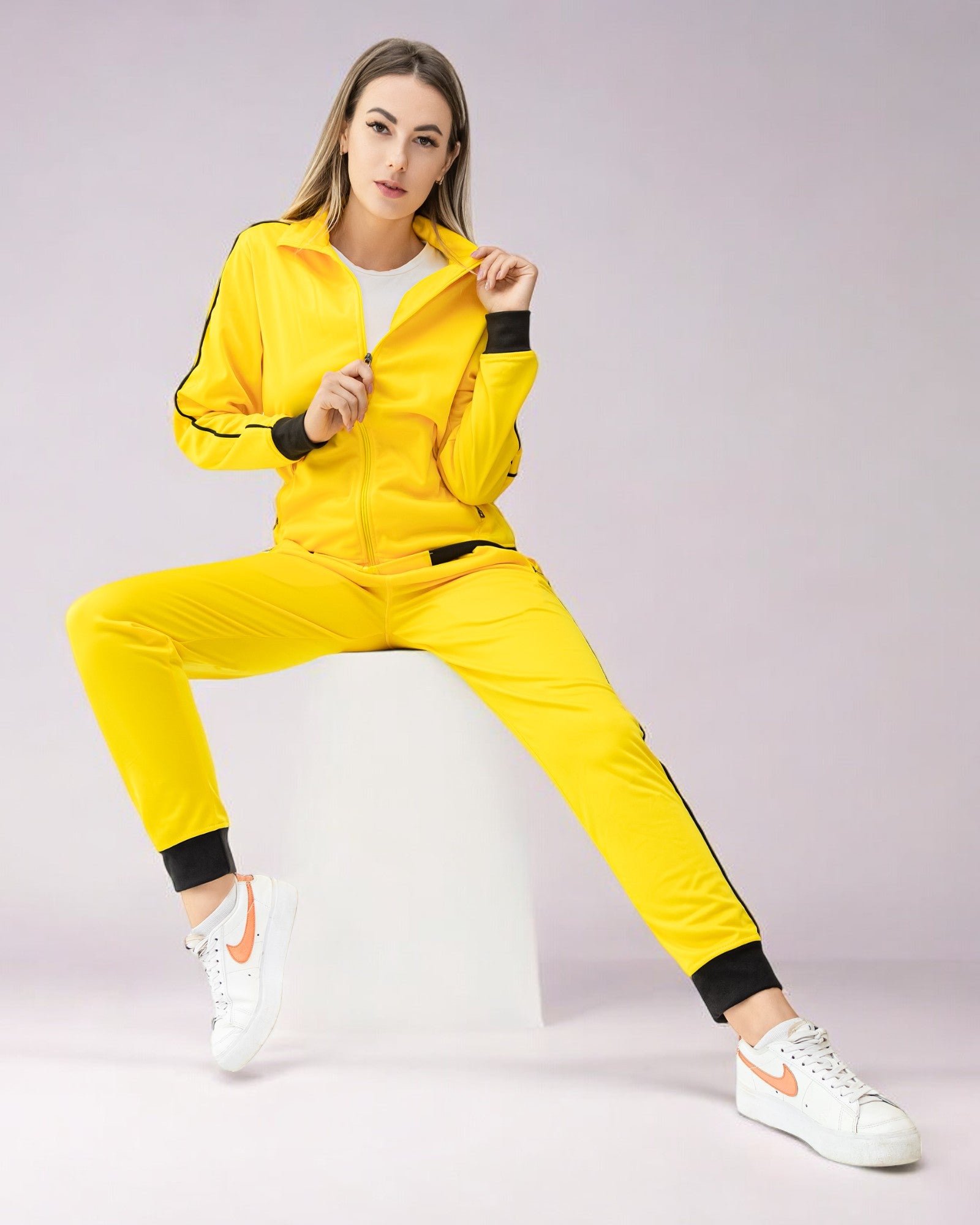 Women’s Classic Jogger Tracksuit 2-piece set Jogging suit Lounge Outfi ...