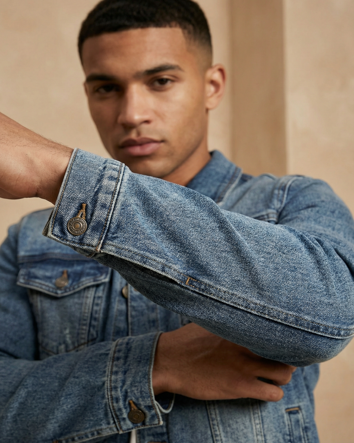 Men’s Premium Vintage wash Jean Suit – alternate view 5