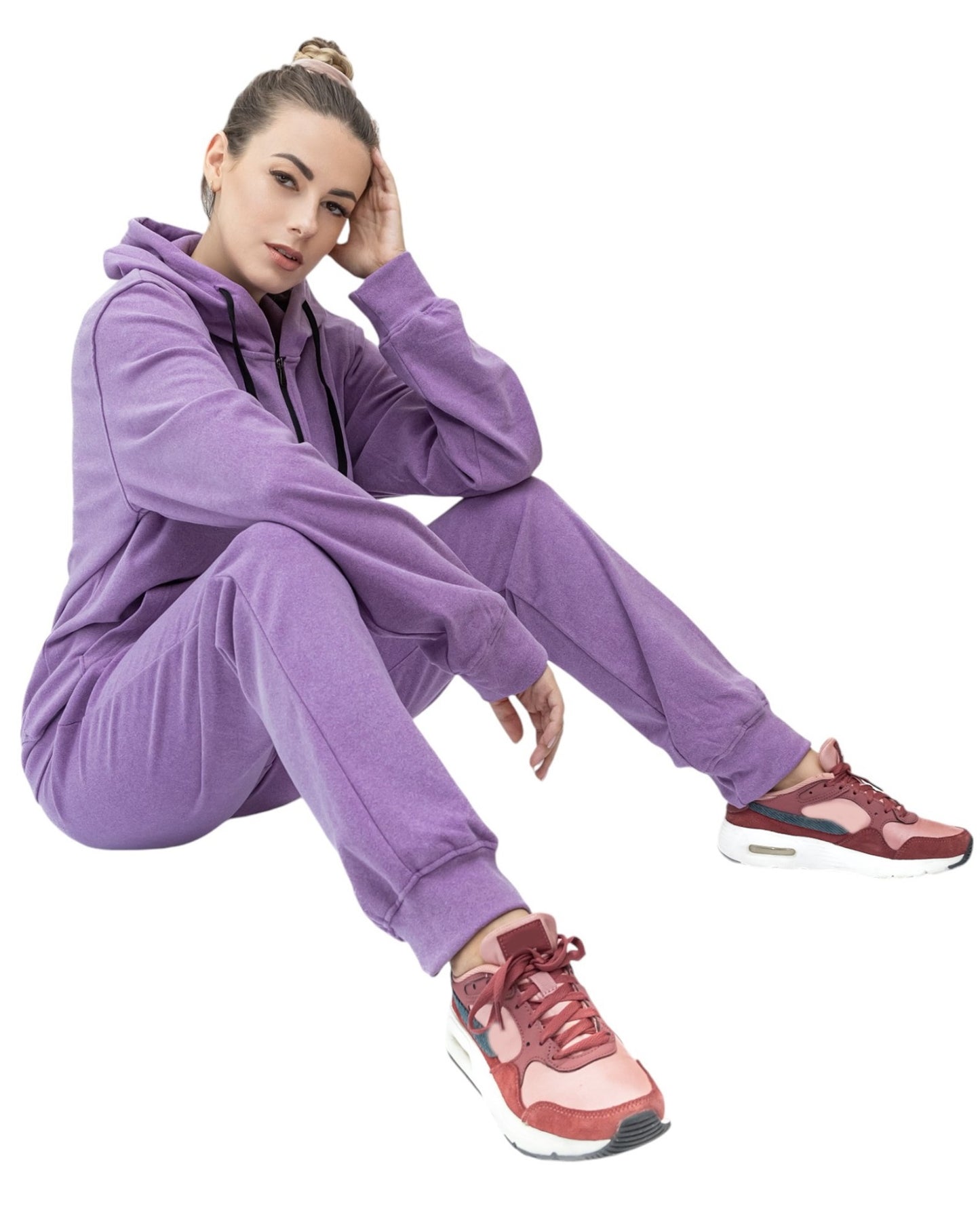 Women's Soft Stretch Warm & Comfy fleece 2-piece Sweatsuit