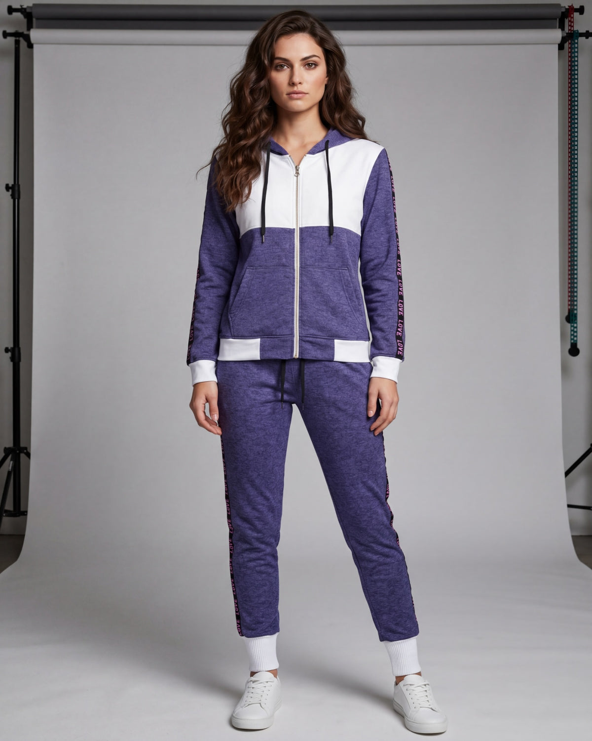 Women's Love Stripe Sweatsuit – alternate view 16