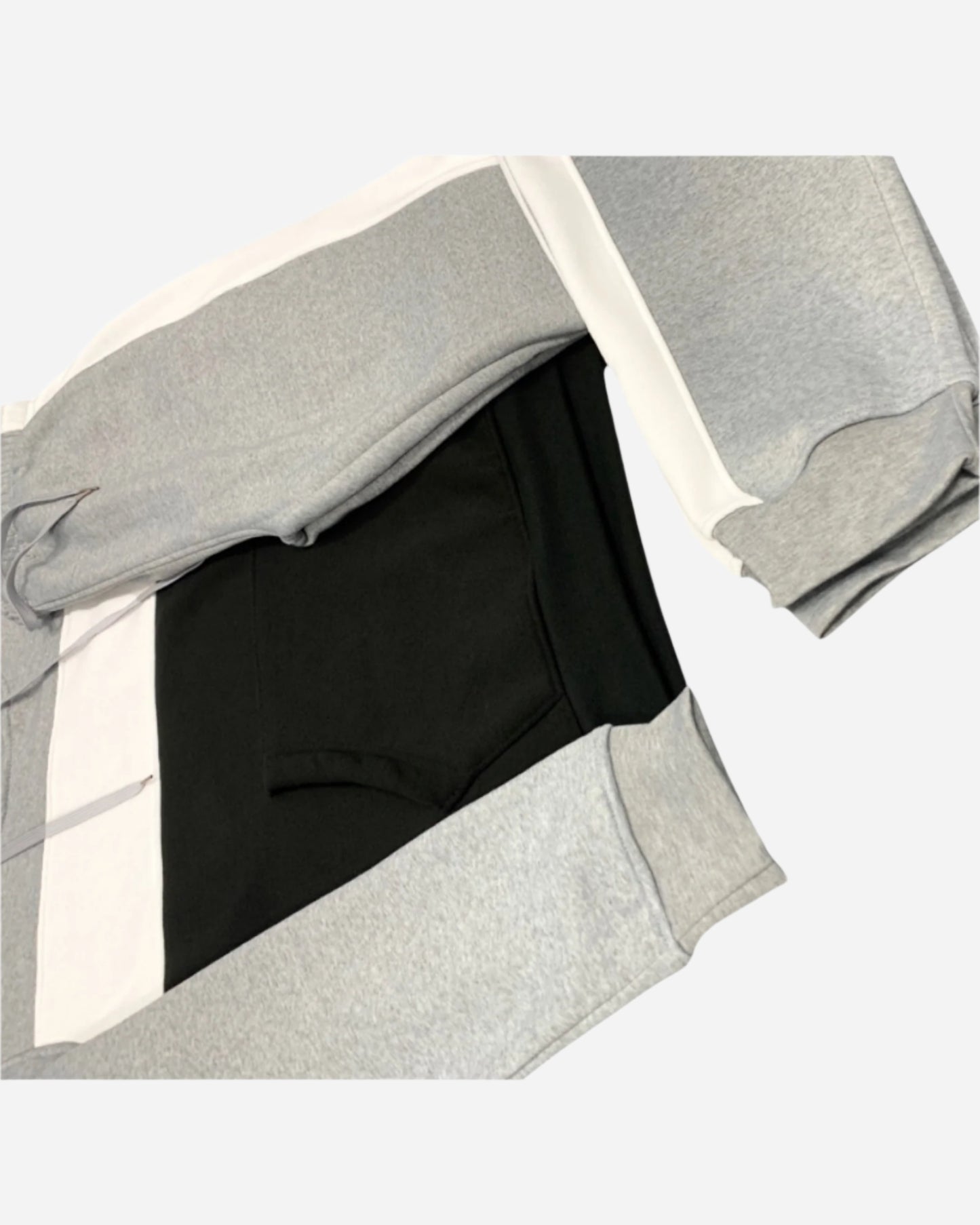 Men’s 2-piece Winter Fleece Sweatsuit Pullover Hoodie & Jogger Sweatpants