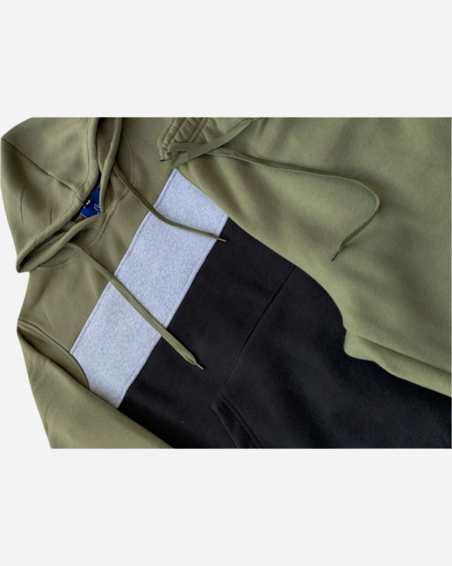 Men’s 2-piece Winter Fleece Sweatsuit Pullover Hoodie & Jogger Sweatpants