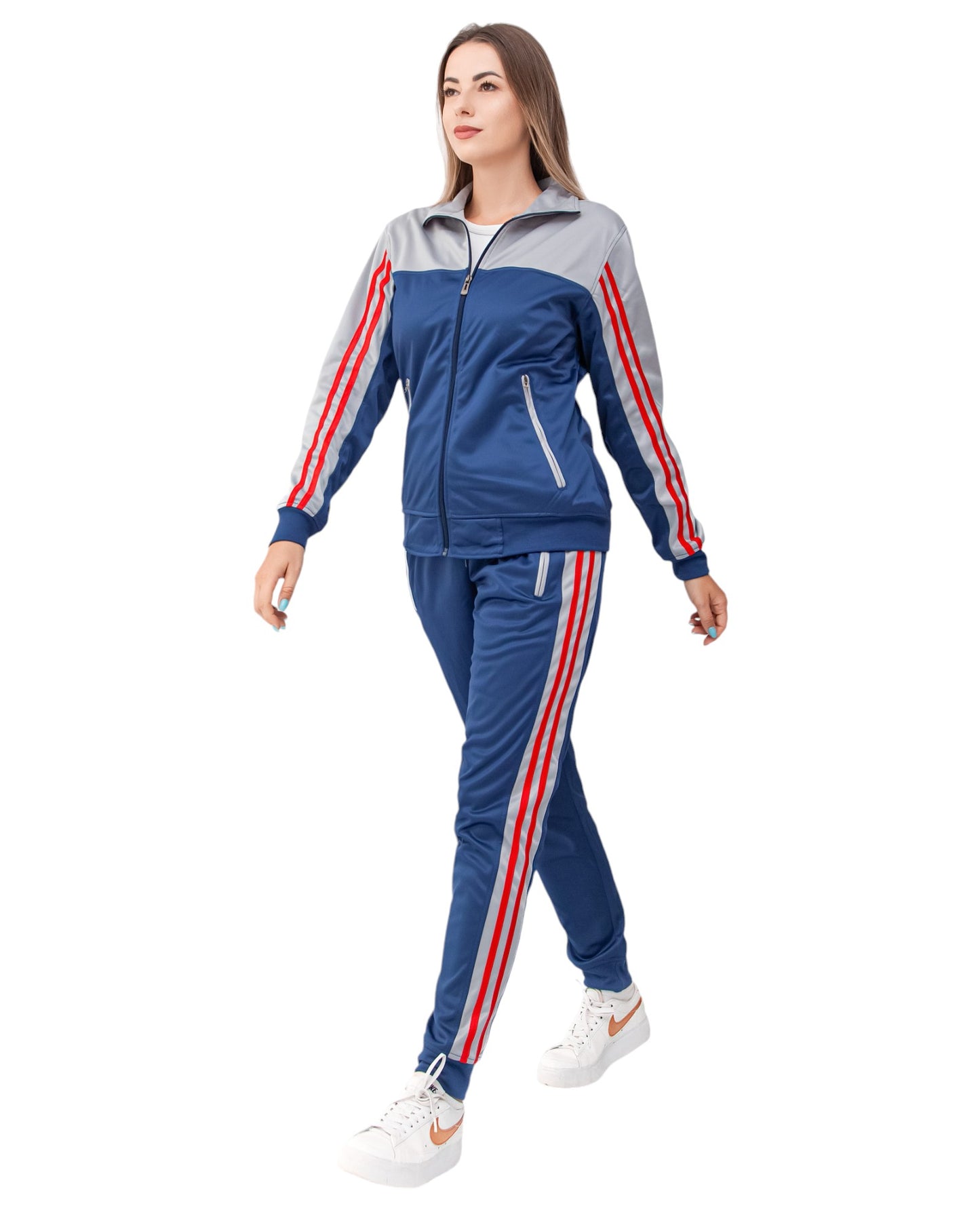 Women’s 2piece Tracksuit set Track Jacket & Track pants matching outfit